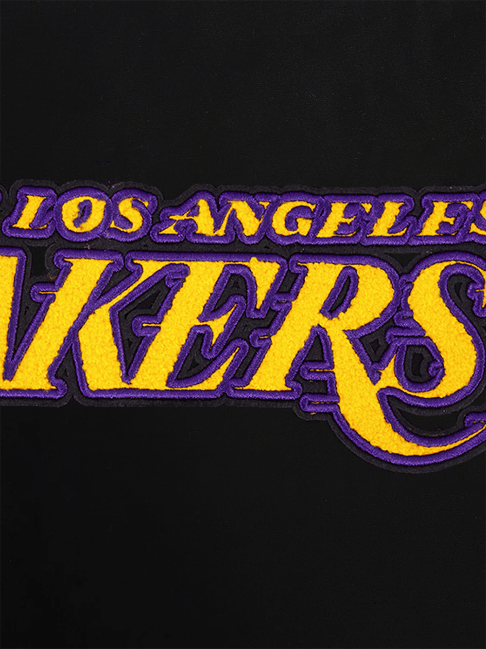 Pro Standard T-Shirts Los Angeles Lakers Pro Standard NBA Classic Chenille Flex T-Shirt - Black