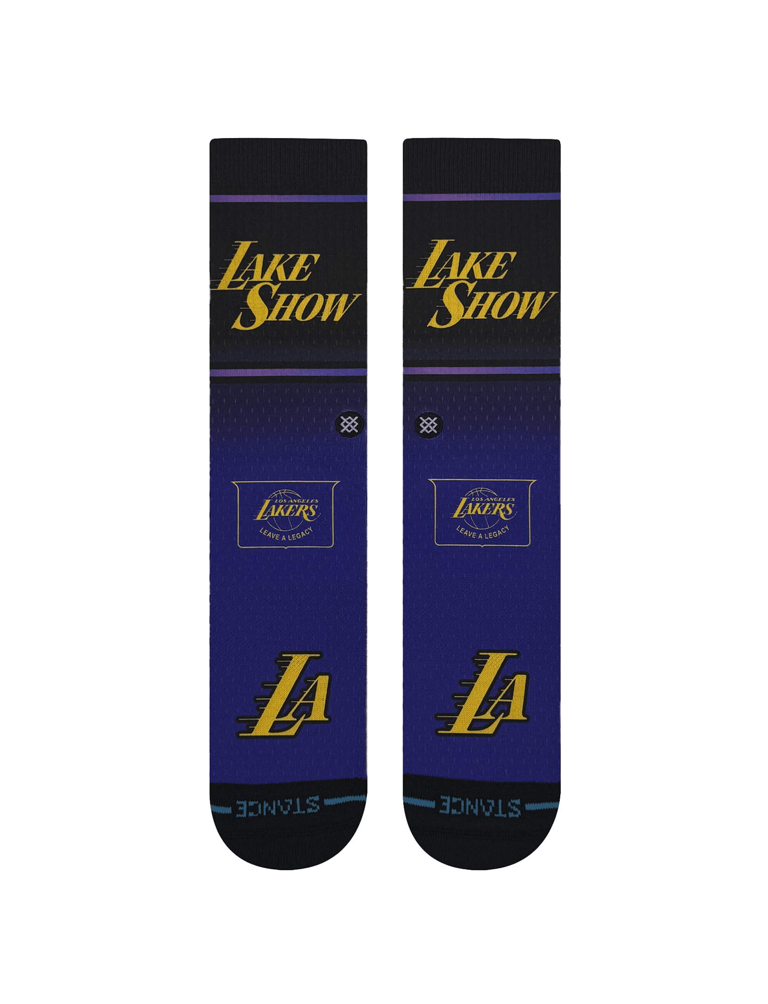 Stance Socks Large (9-12 US) Los Angeles Lakers Stance NBA 24-25 City Edition Crew Socks