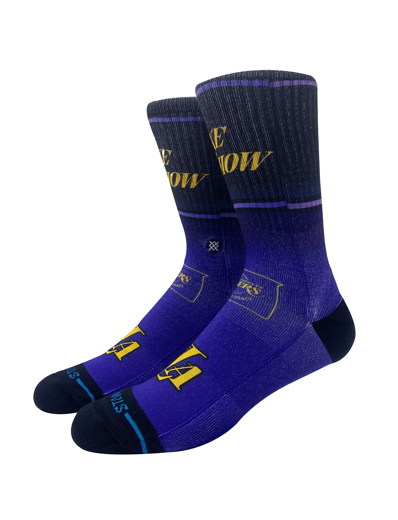 Stance Socks Large (9-12 US) Los Angeles Lakers Stance NBA 24-25 City Edition Crew Socks
