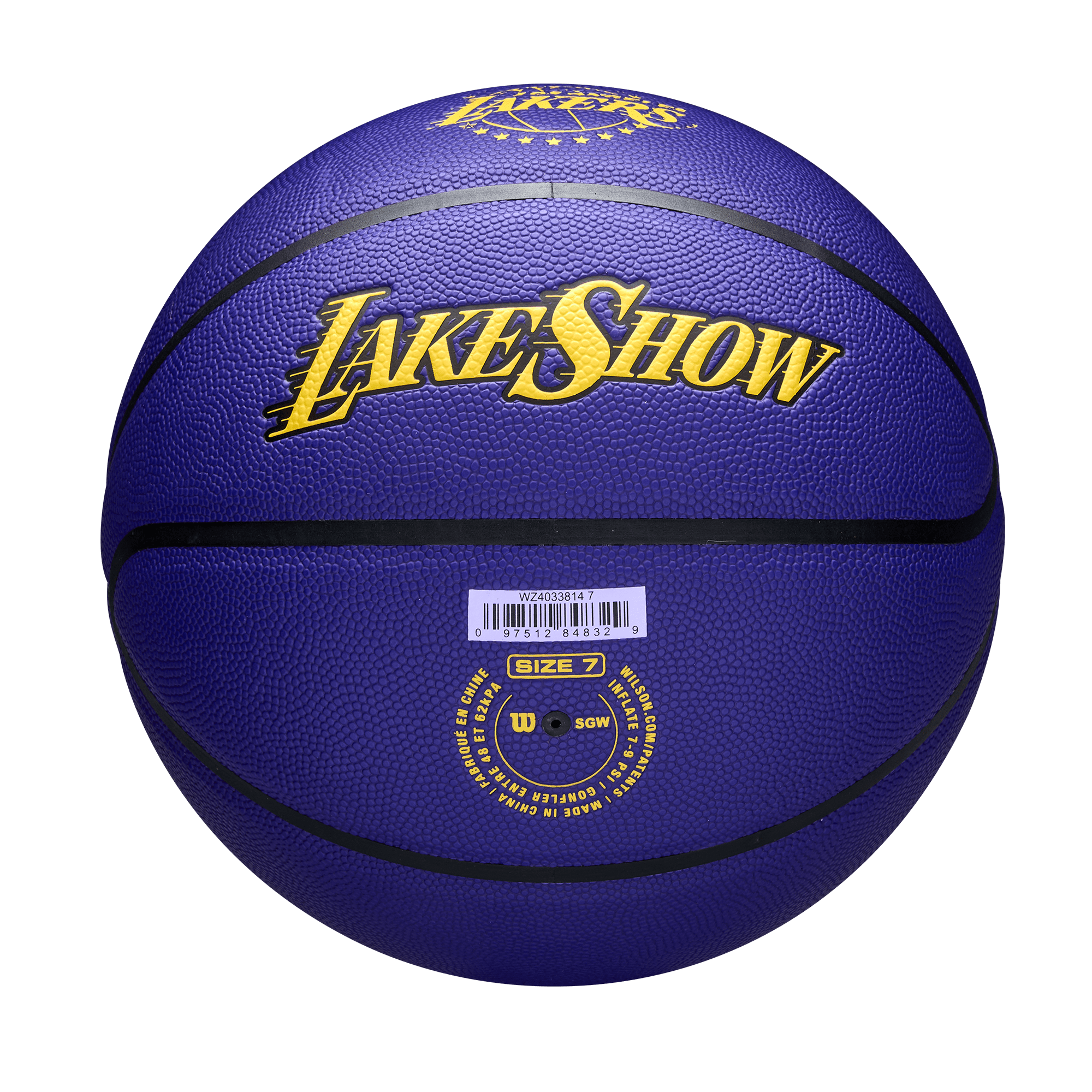 Wilson Sporting Goods Balls Los Angeles Lakers Wilson NBA 24-25 City Edition Collector Full Size Basketball