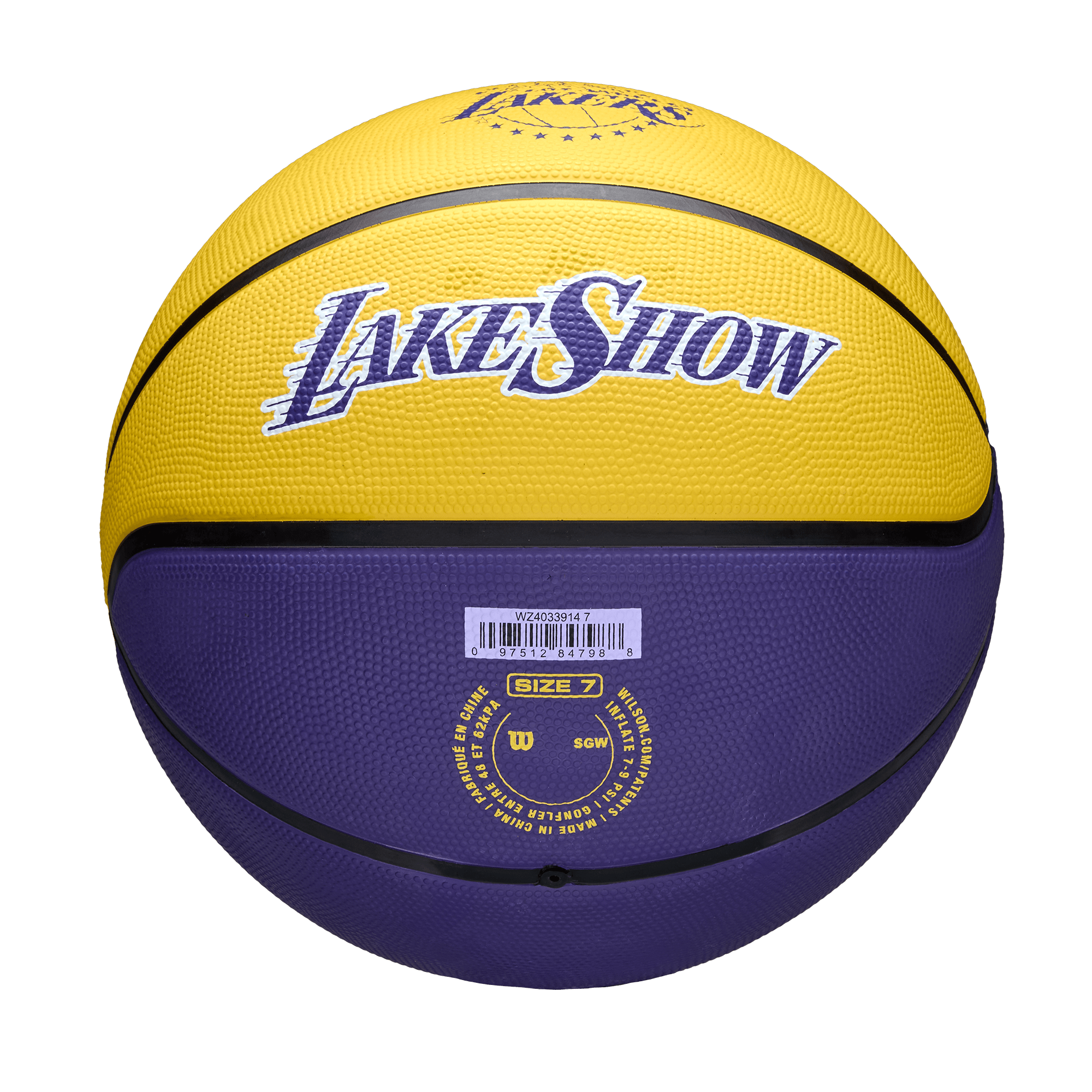 Wilson Sporting Goods Balls Los Angeles Lakers Wilson NBA 24-25 City Edition Team Full Size Basketball