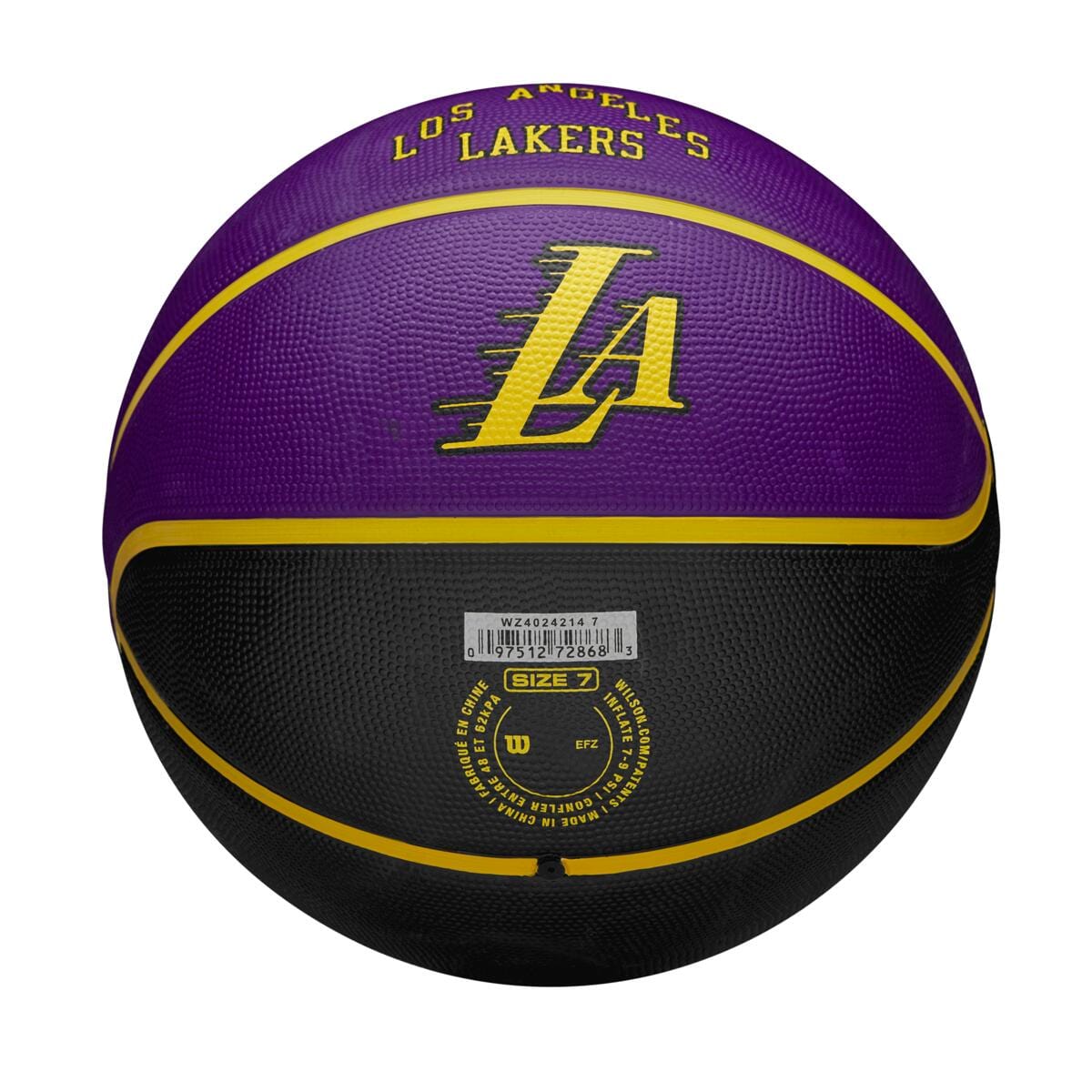 Wilson Sporting Goods Balls Los Angeles Lakers Wilson NBA 24 City Edition Basketball Ball