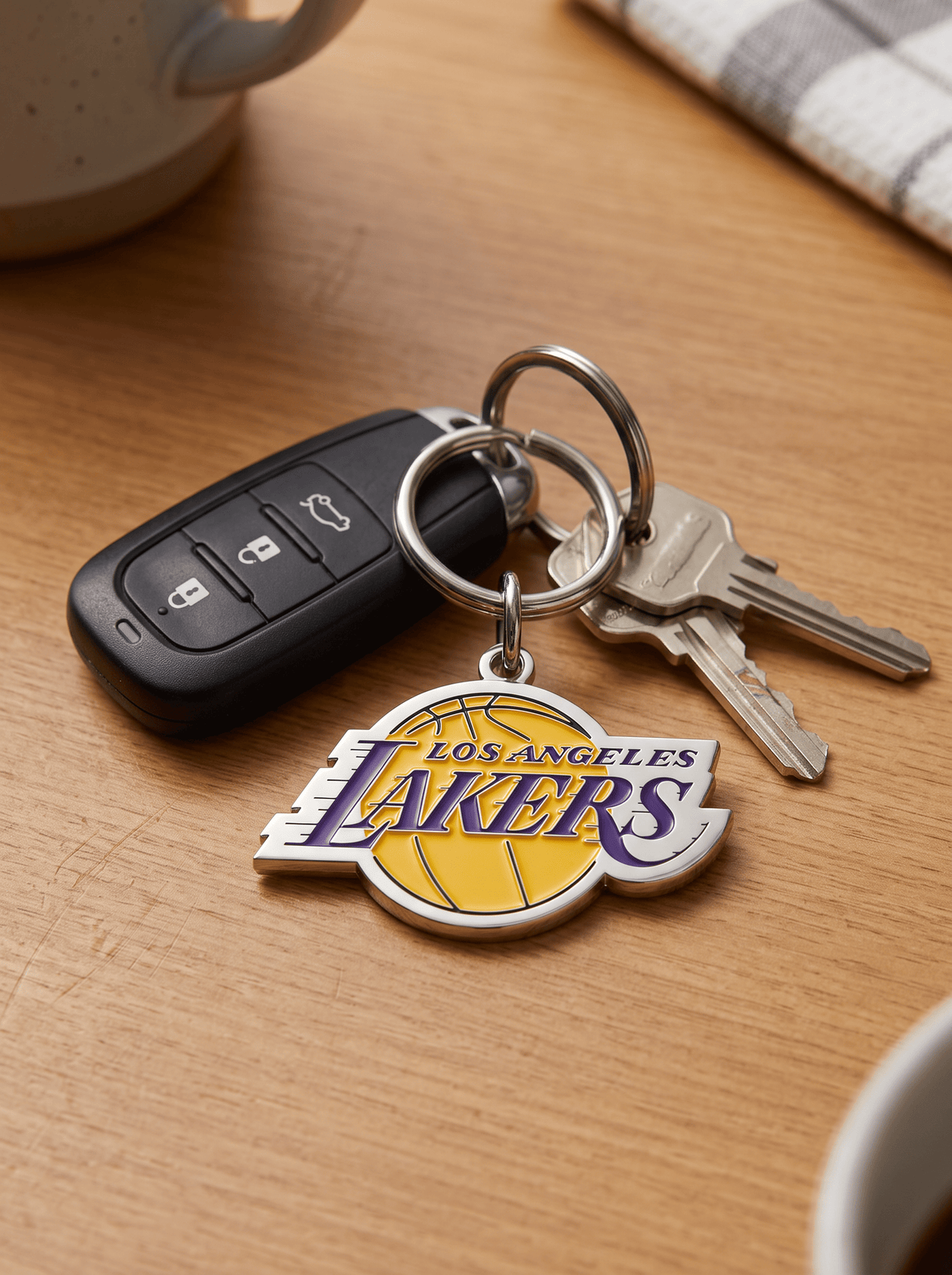 Wincraft Accessories Los Angeles Lakers Wincraft NBA Cloisonne Metal Key Ring