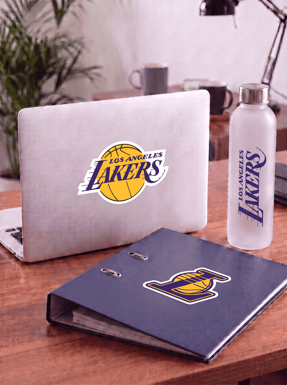 Wincraft Accessories Los Angeles Lakers Wincraft NBA Team 3 Piece 5” x 7” Decal Set