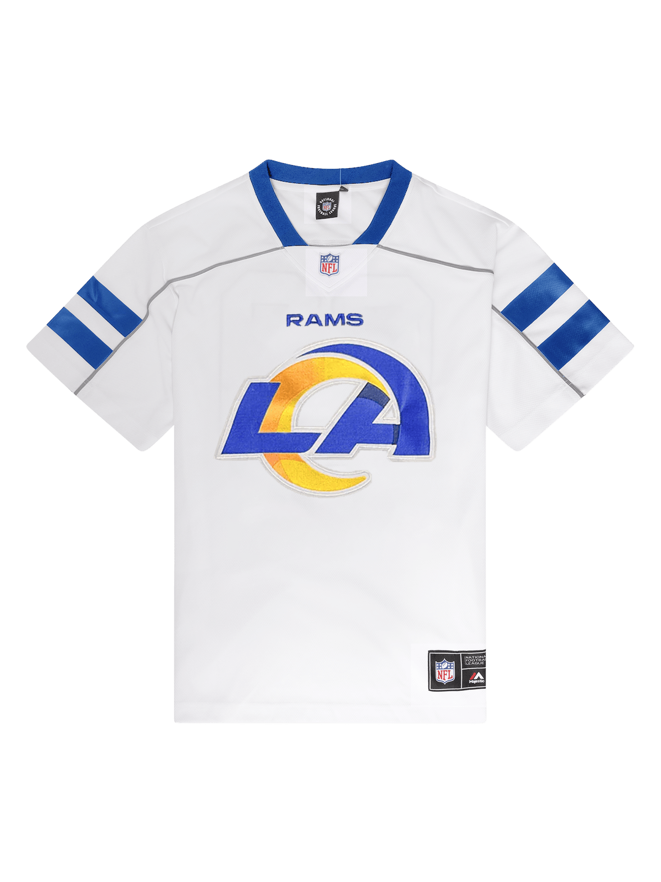 Majestic Athletic Jerseys Los Angeles Rams Majestic NFL Team Fan Mesh Jersey - White