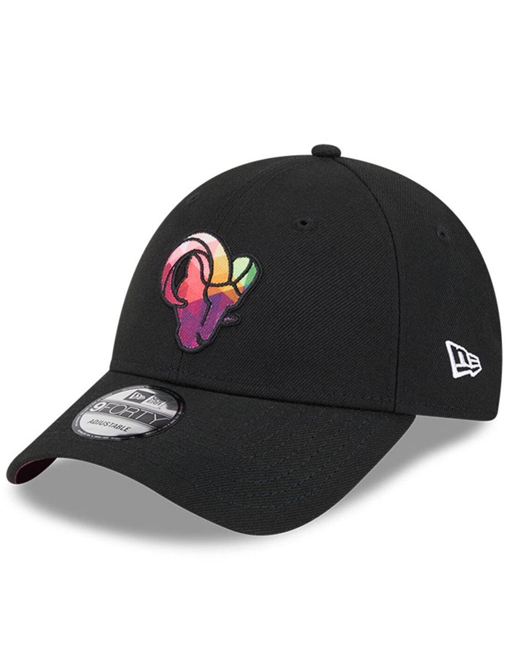 New Era Caps Los Angeles Rams New Era NFL 23 Crucial Catch 9FORTY Snapback Hat - Black