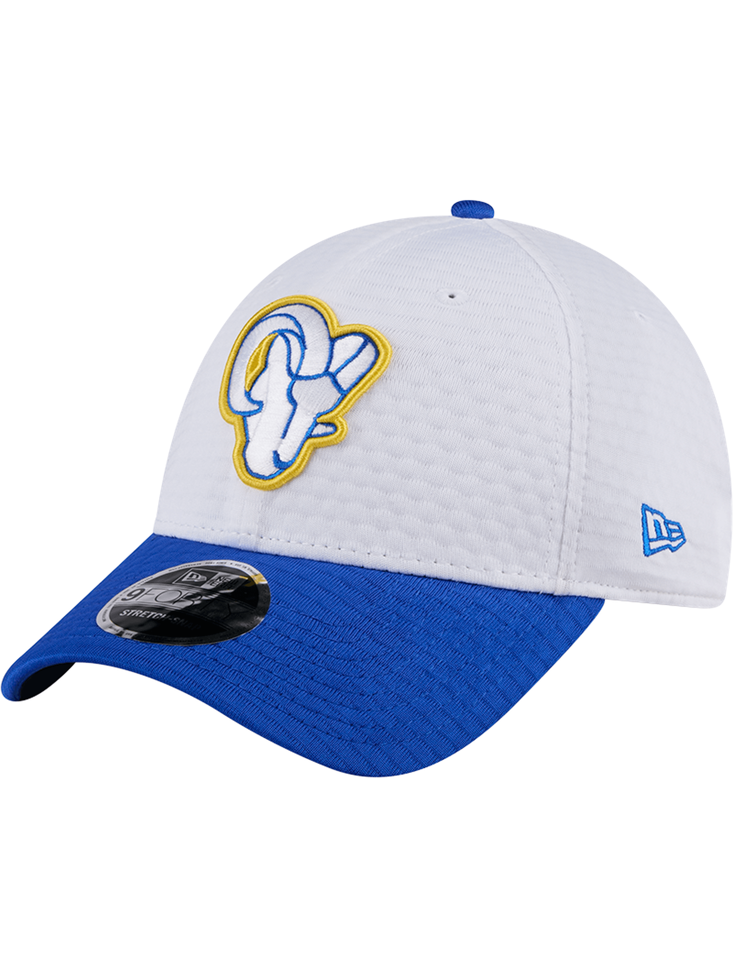 New Era Caps Los Angeles Rams New Era NFL 24 Training 9FORTY Stretch-Snapback Hat - White