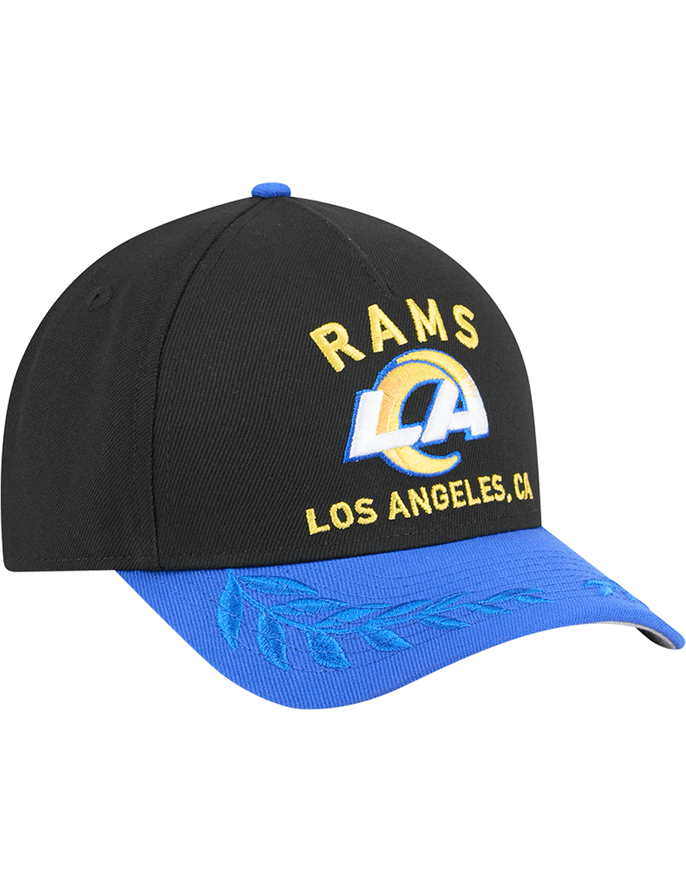 New Era Caps Los Angeles Rams New Era NFL 25 Draft 9FORTY M-Crown Snapback Hat - Black