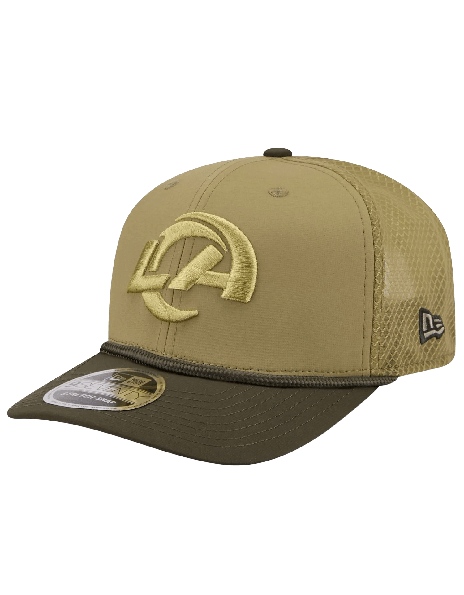 New Era Caps Los Angeles Rams New Era NFL 25 Salute To Service 9SEVENTY Stretch-Snapback Hat