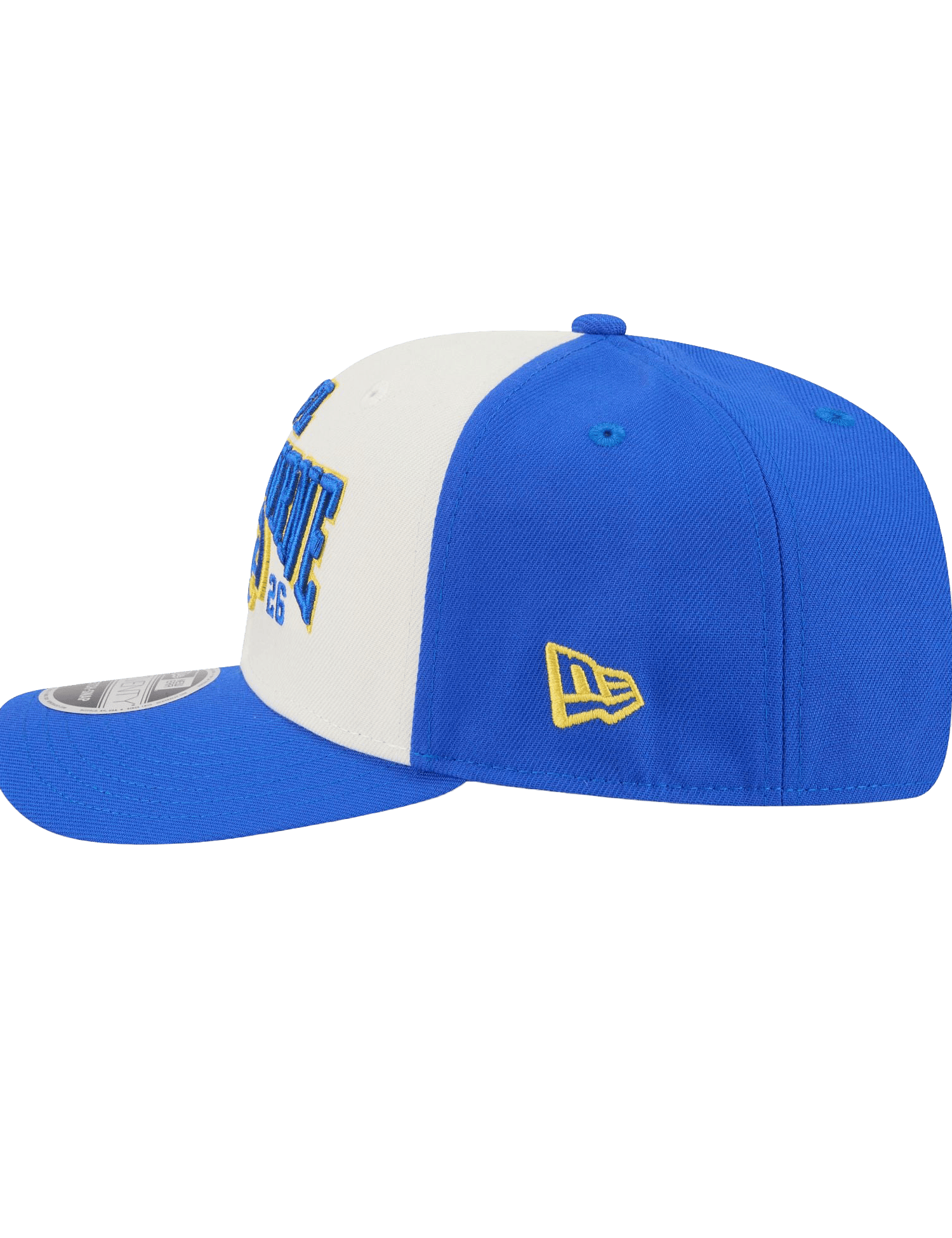 New Era Caps OSFM Los Angeles Rams New Era NFL 26 Melbourne Game 2 Tone Chrome 9SEVENTY Stretch-Snapback Hat