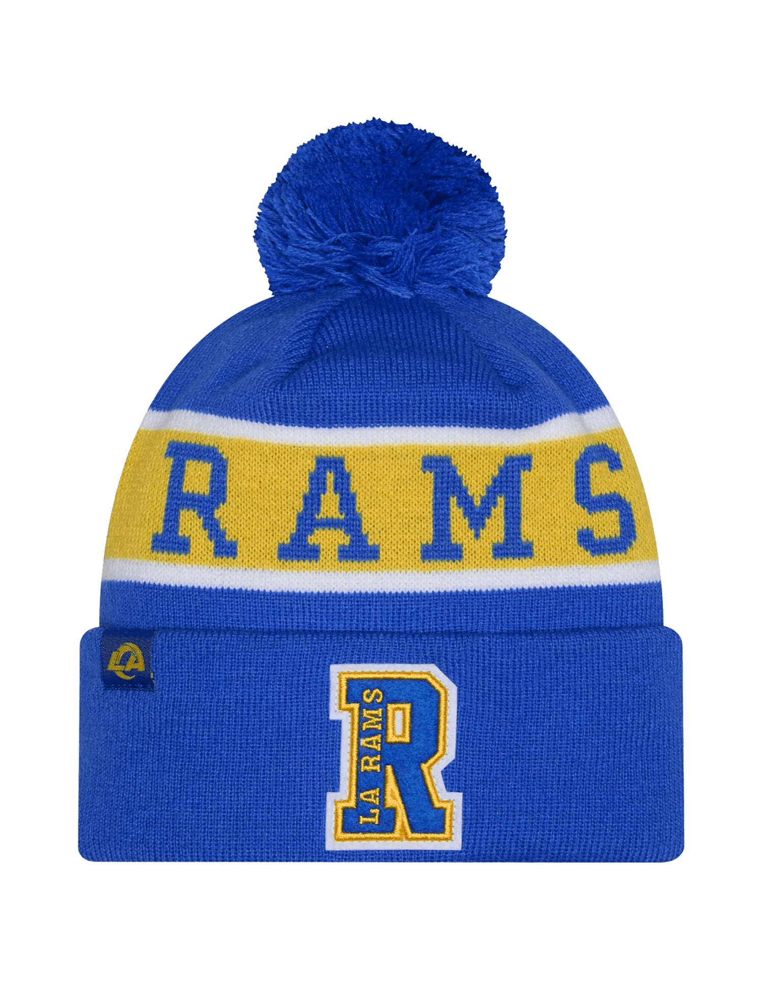 New Era Beanies OSFM Los Angeles Rams New Era NFL 26 Melbourne Game Pom Knit Beanie - Blue
