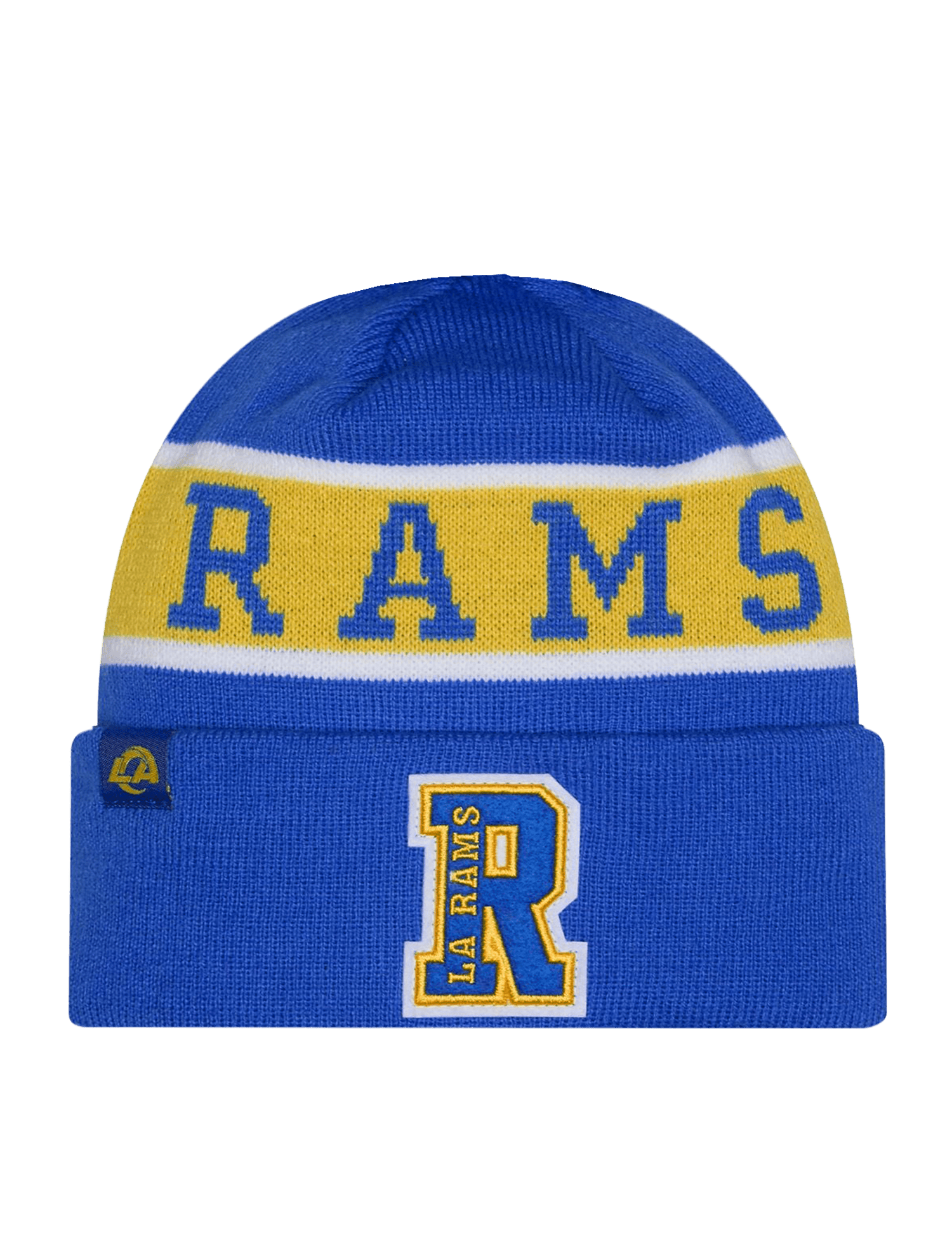New Era Beanies OSFM Los Angeles Rams New Era NFL 26 Melbourne Game Pomless Knit Beanie - Blue
