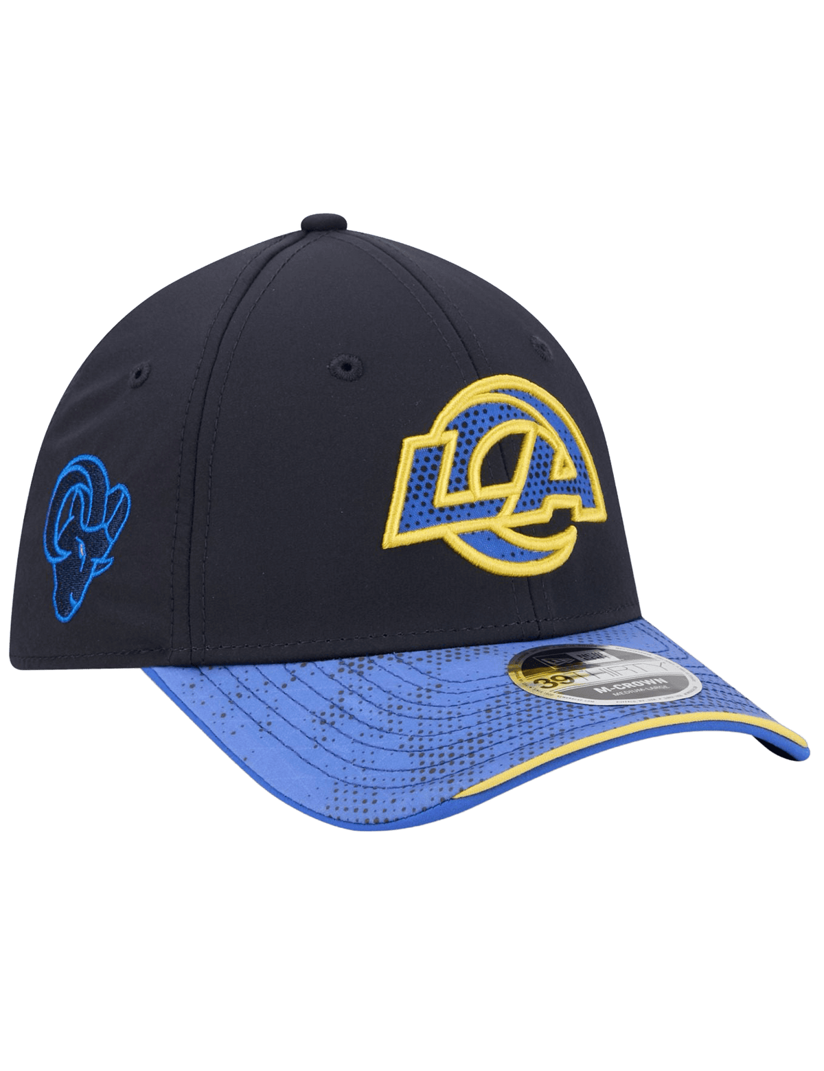 New Era Caps Los Angeles Rams New Era NFL 26 Rivalries Sideline 39THIRTY M-Crown Stretch-Fit Hat