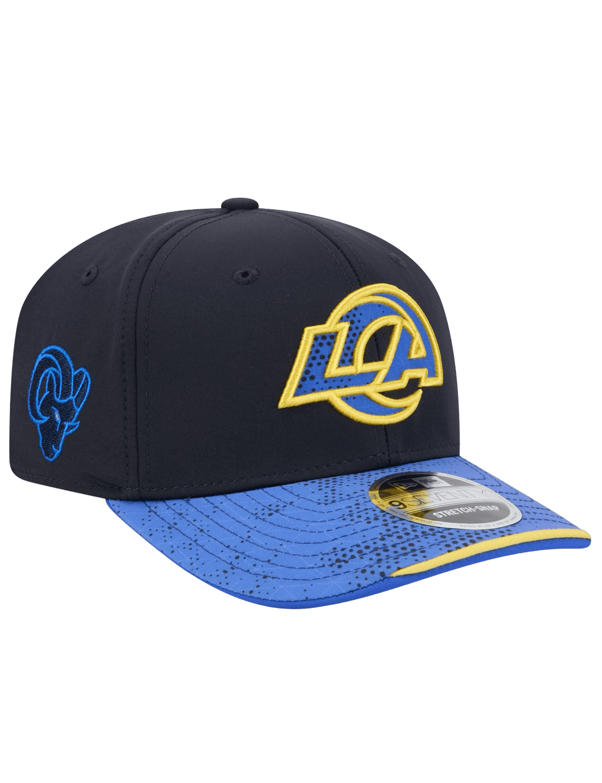 New Era Caps OSFM Los Angeles Rams New Era NFL 26 Rivalries Sideline 9SEVENTY Stretch-Snapback Hat