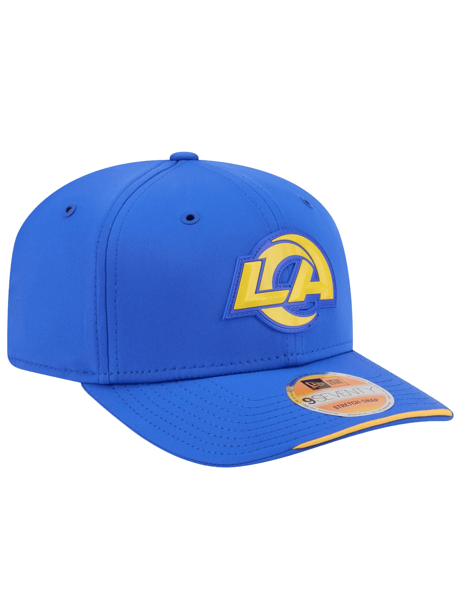New Era Caps OSFM Los Angeles Rams New Era NFL 26 Sideline 9SEVENTY Stretch-Snapback Hat - Blue