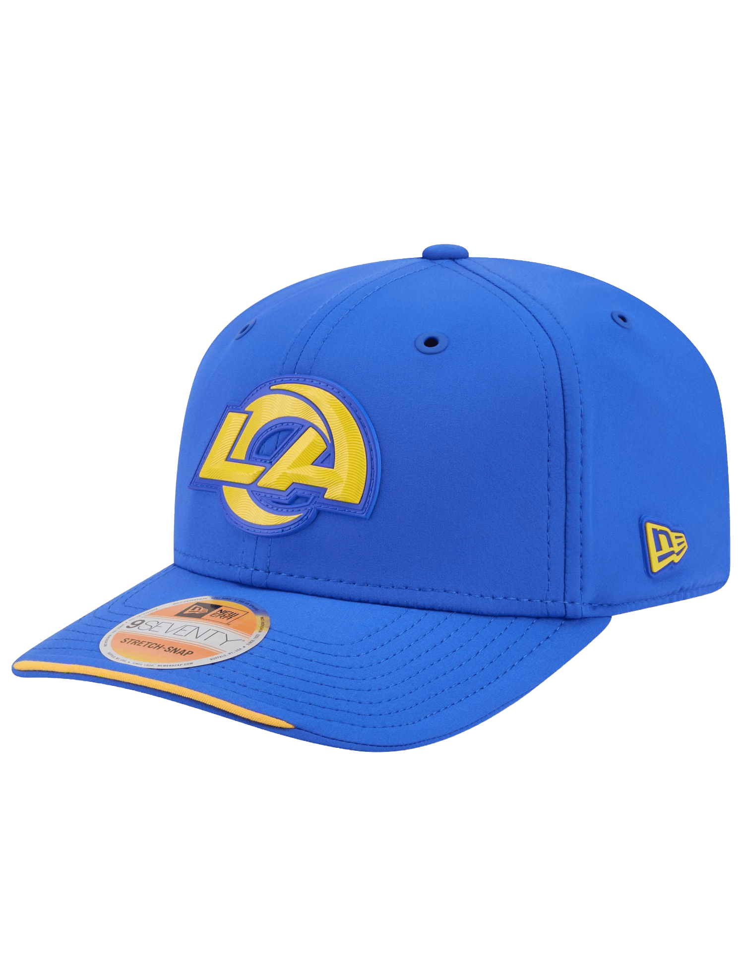 New Era Caps OSFM Los Angeles Rams New Era NFL 26 Sideline 9SEVENTY Stretch-Snapback Hat - Blue