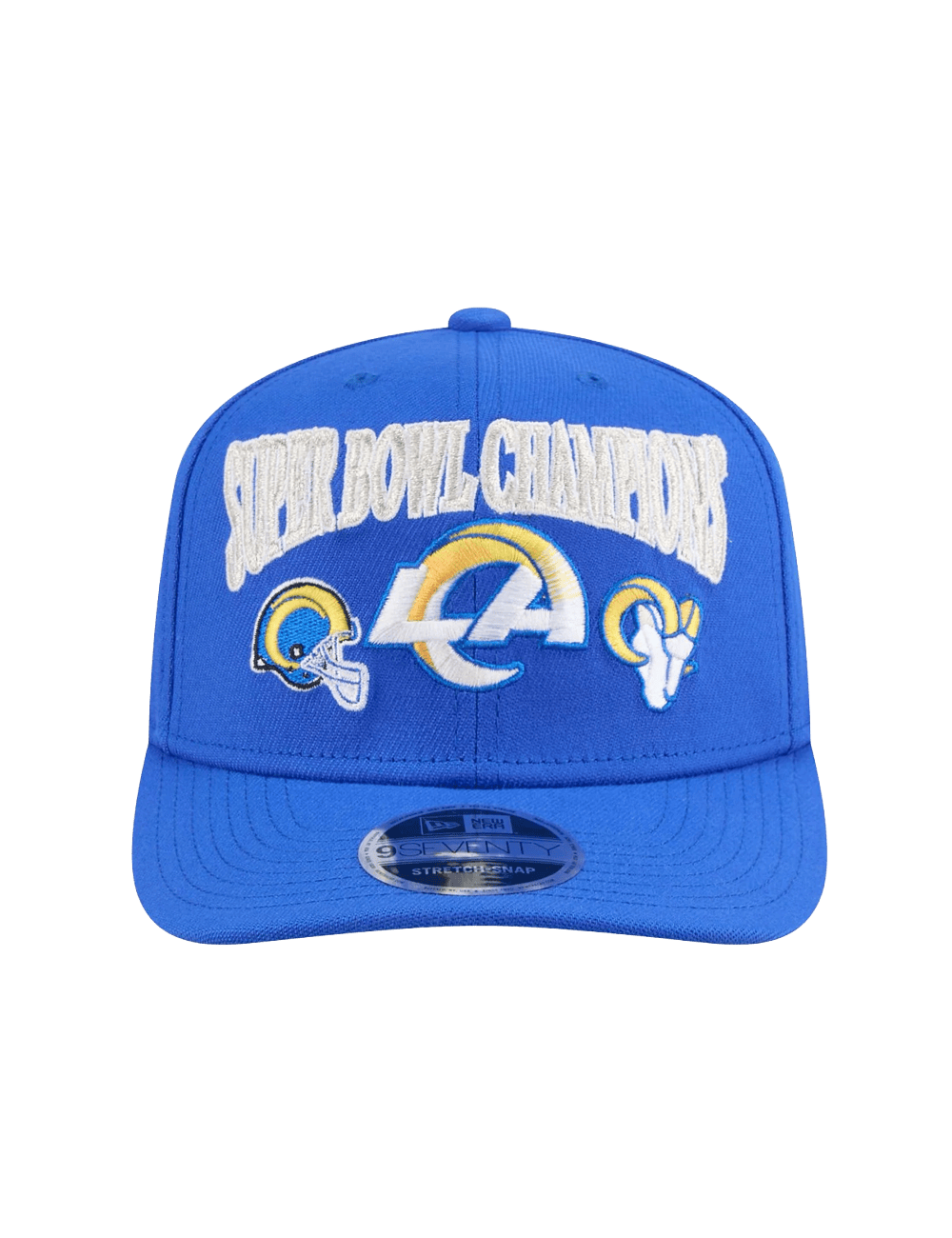 New Era Caps OSFM Los Angeles Rams New Era NFL Champs History 9SEVENTY Stretch Snapback Hat