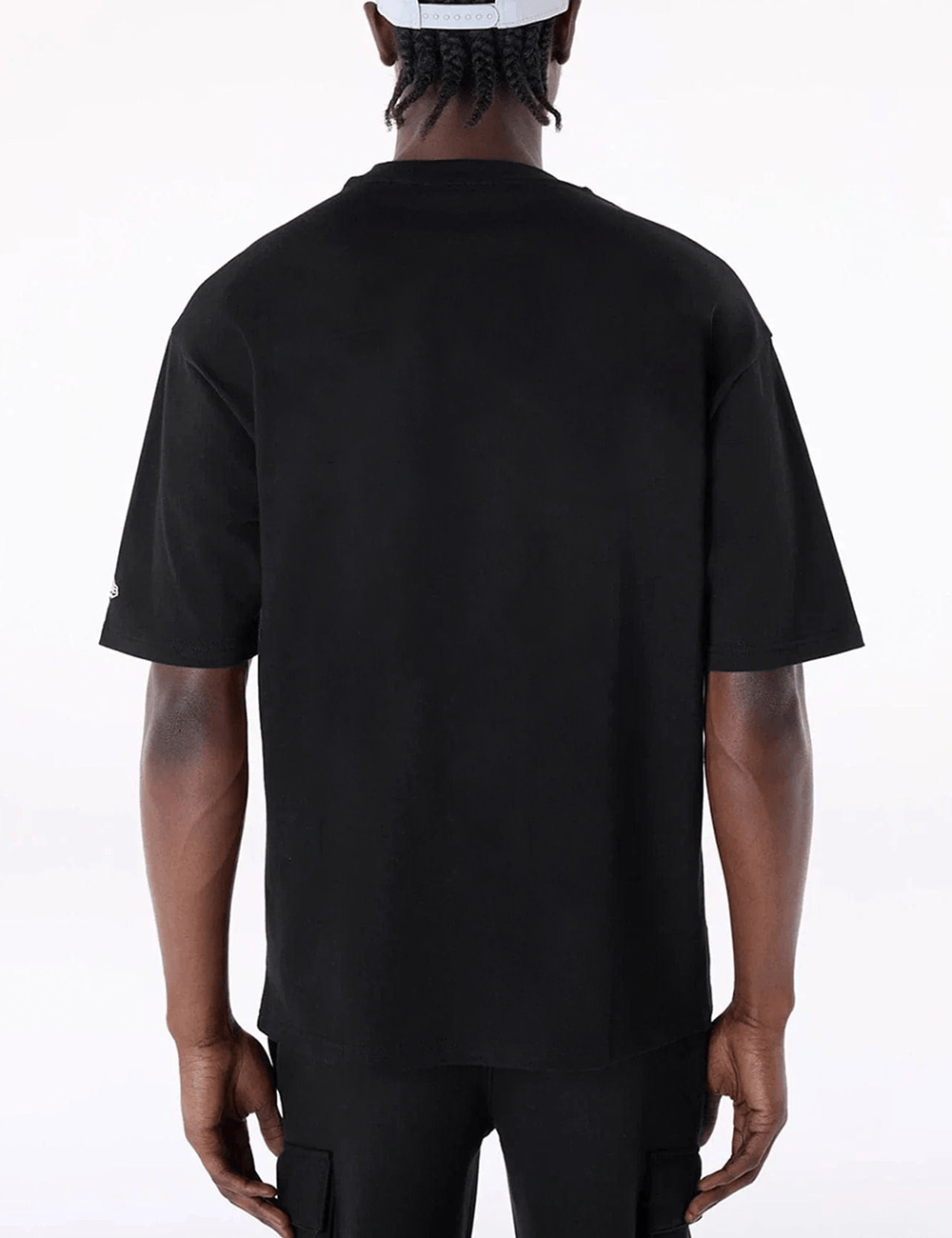New Era T-Shirts Los Angeles Rams New Era NFL Gothic Stencil Relaxed Fit T-Shirt - Black