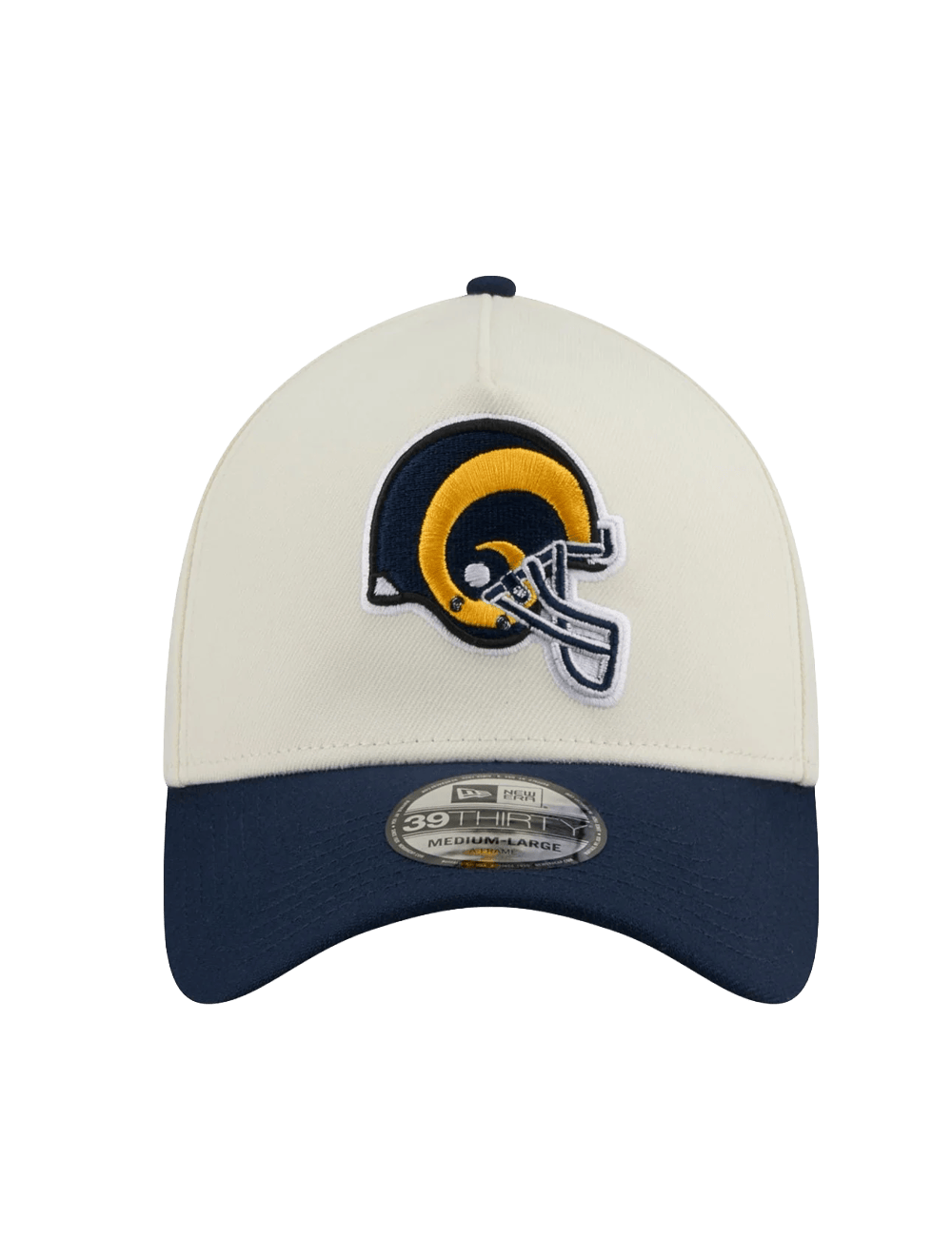 New Era Caps Los Angeles Rams New Era NFL Historic 39THIRTY A-Frame Stretch-Fit Hat - Chrome