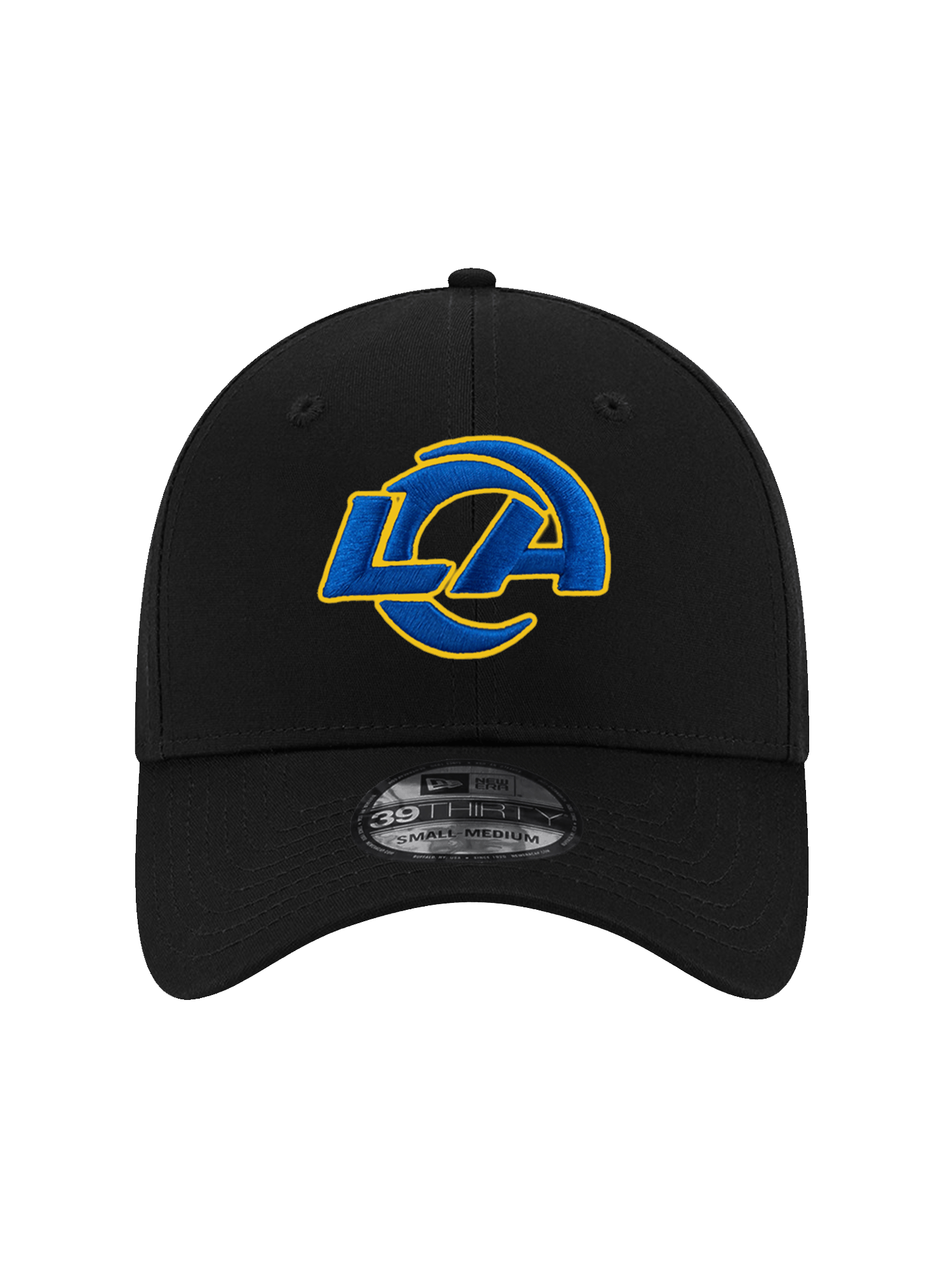 New Era Caps Los Angeles Rams New Era NFL Team 39THIRTY Stretch-Fit Hat - Black