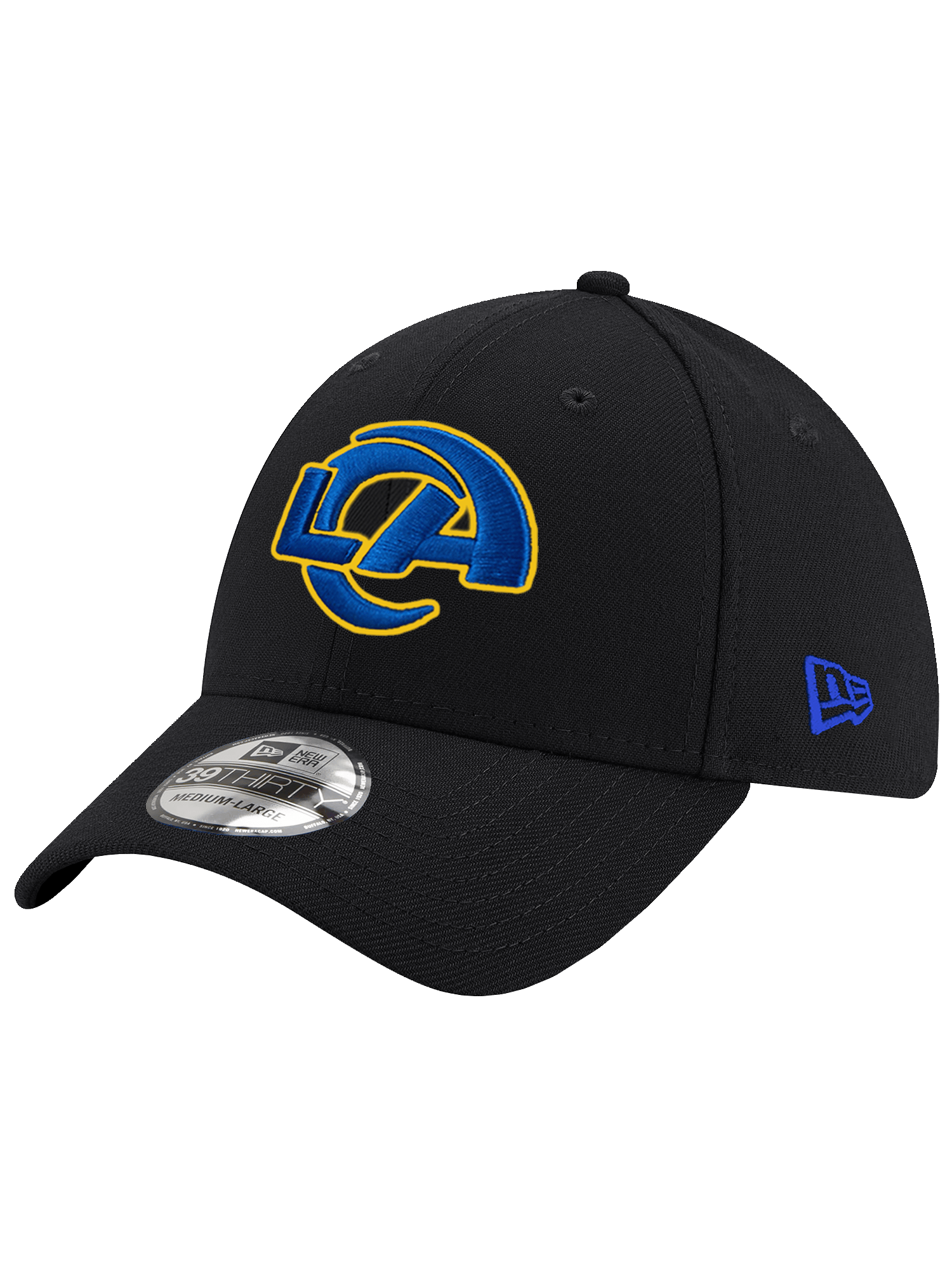 New Era Caps Los Angeles Rams New Era NFL Team 39THIRTY Stretch-Fit Hat - Black