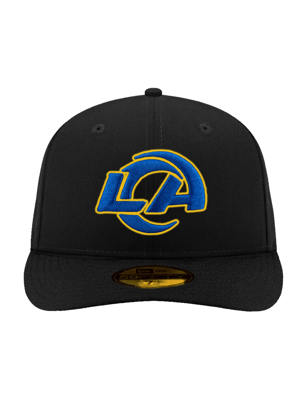 New Era Caps Los Angeles Rams New Era NFL Team 59FIFTY Pre-Curved Fitted Hat - Black