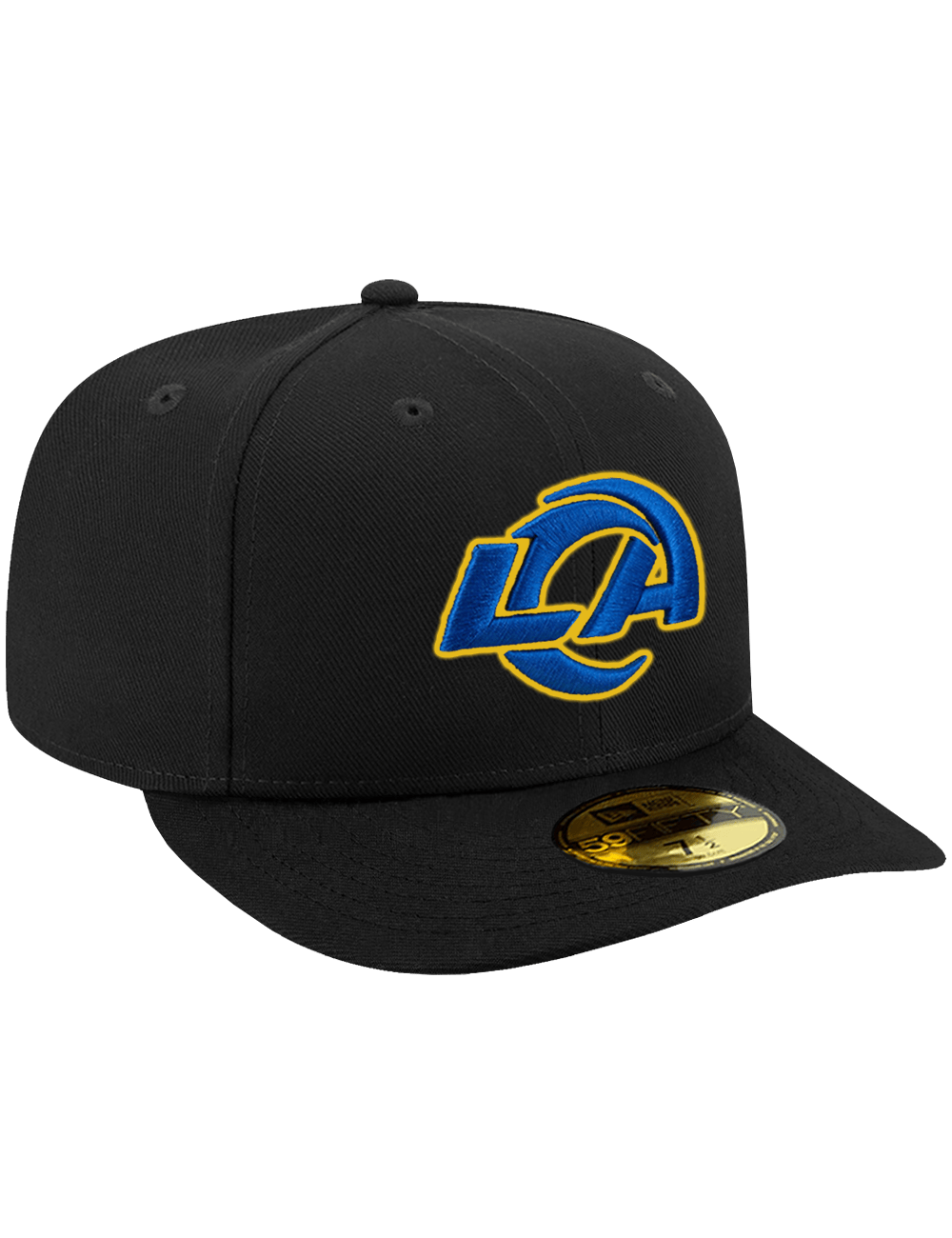 New Era Caps Los Angeles Rams New Era NFL Team 59FIFTY Pre-Curved Fitted Hat - Black