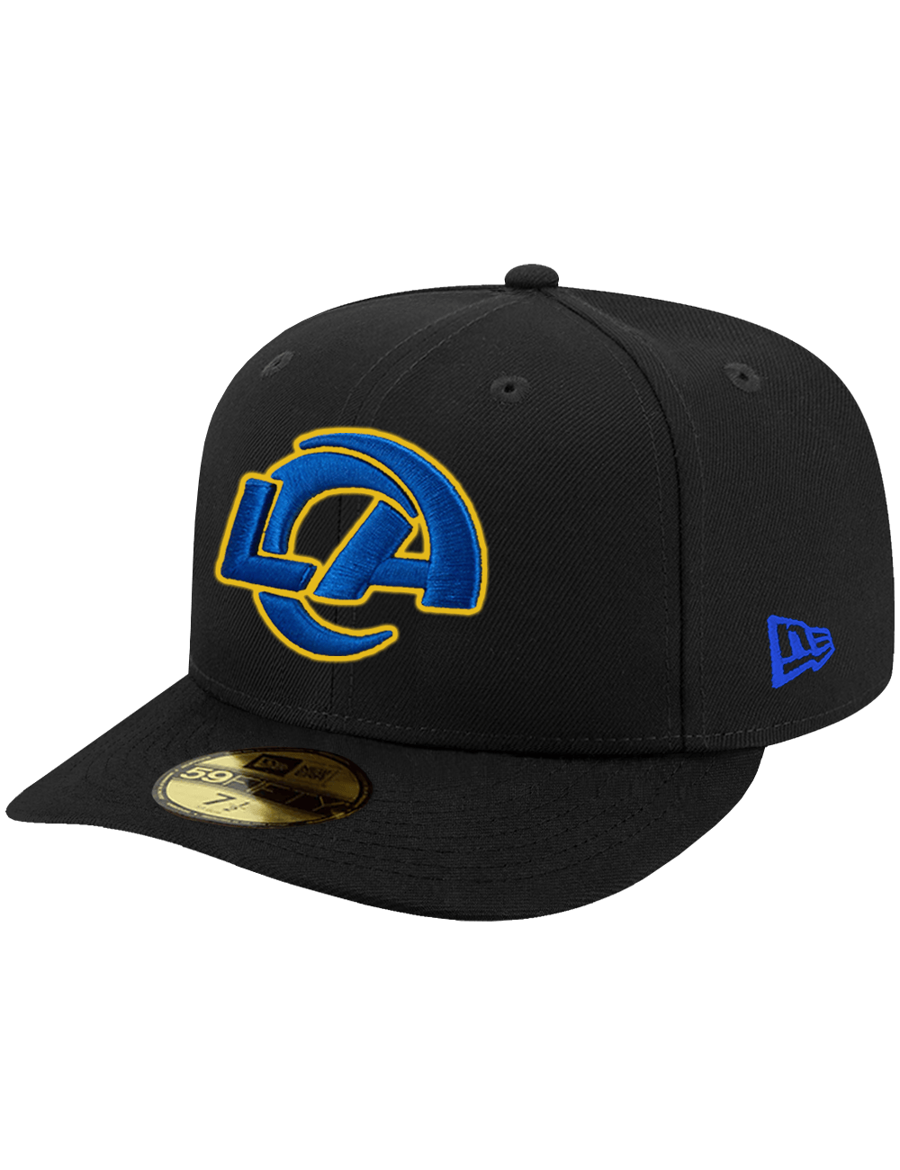 New Era Caps Los Angeles Rams New Era NFL Team 59FIFTY Pre-Curved Fitted Hat - Black