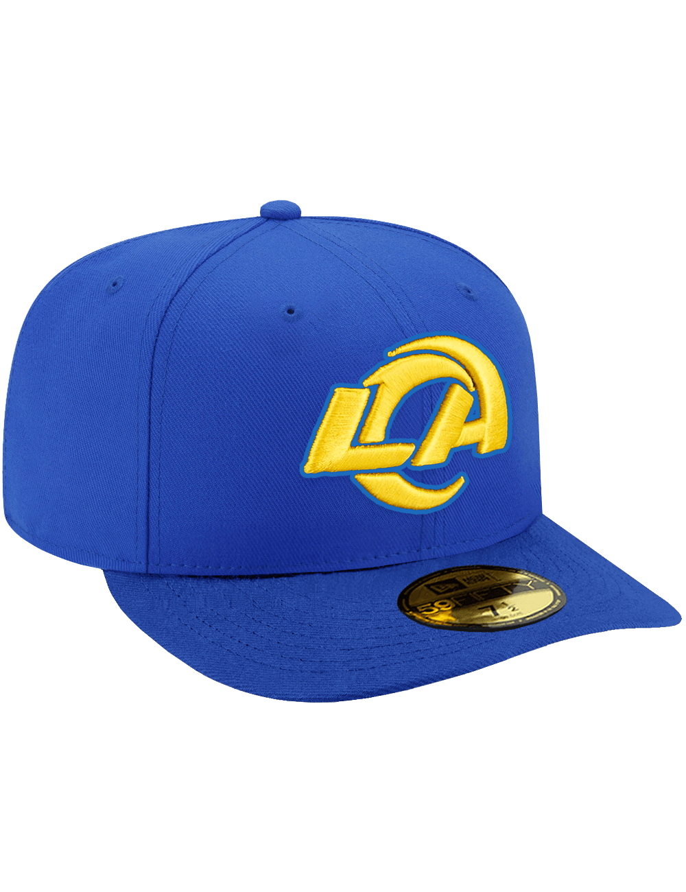 New Era Caps Los Angeles Rams New Era NFL Team 59FIFTY Pre-Curved Fitted Hat - Blue