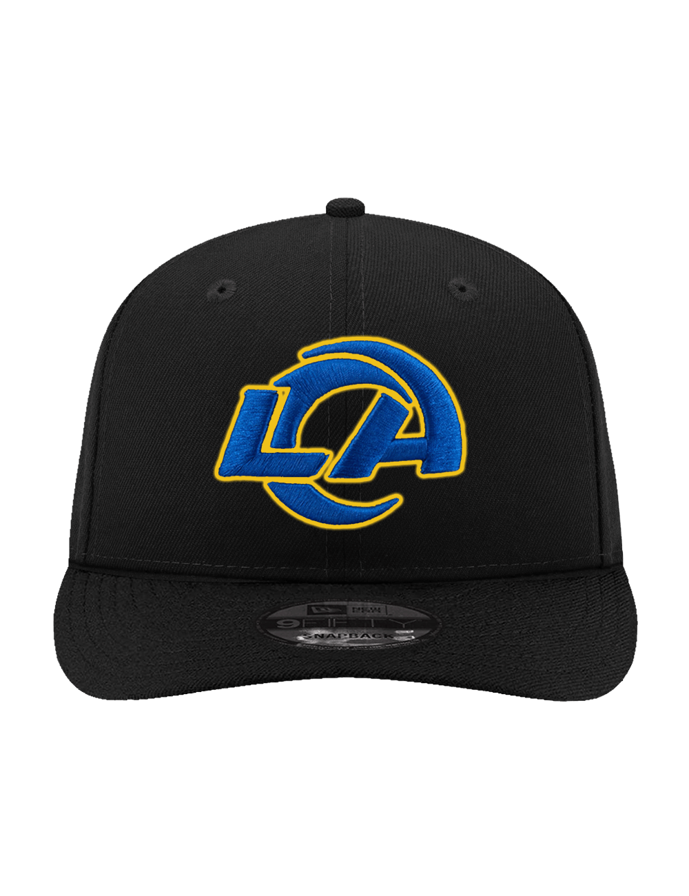New Era Caps OSFA Los Angeles Rams New Era NFL Team 9FIFTY Pre-Curved Snapback Hat - Black