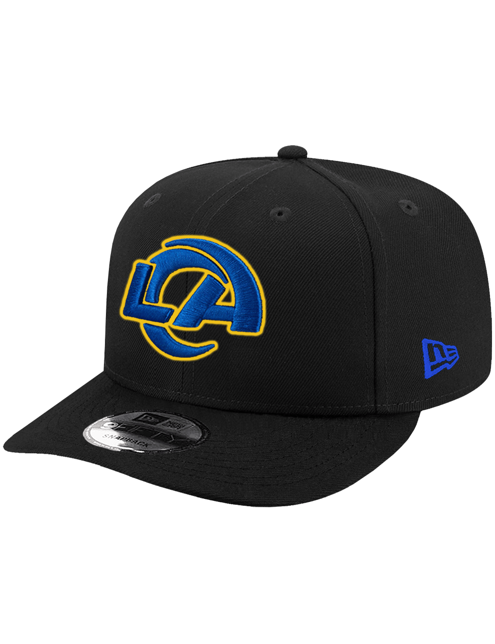 New Era Caps OSFA Los Angeles Rams New Era NFL Team 9FIFTY Pre-Curved Snapback Hat - Black
