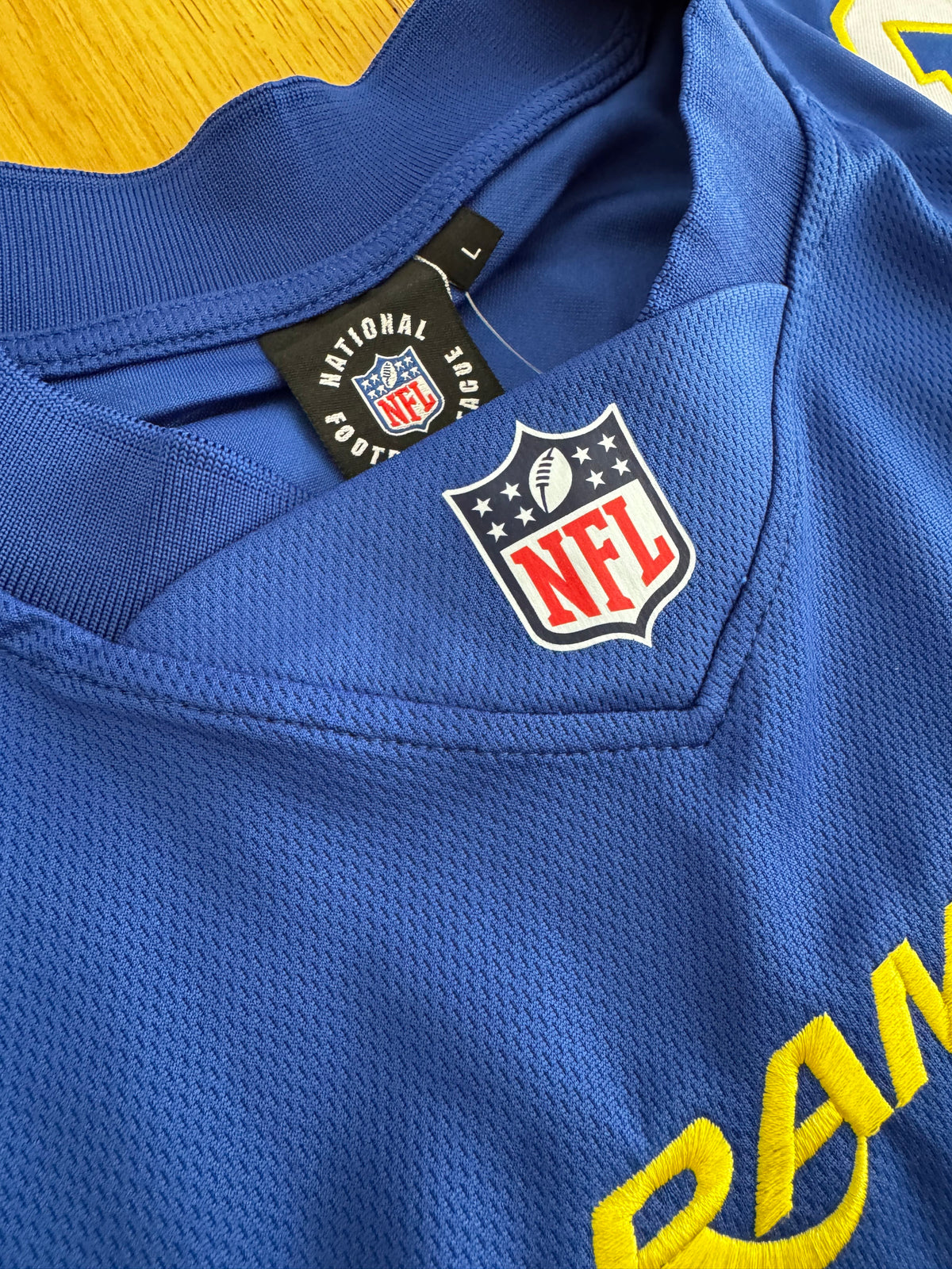 Majestic Athletic Jerseys Los Angeles Rams NFL Team Foundation Mesh Jersey - Blue