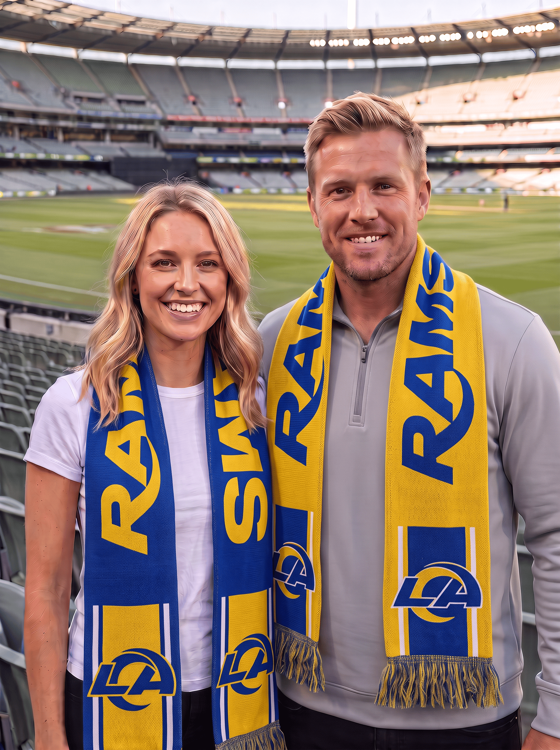 NFL Branded Accessories Unisex Los Angeles Rams NFL Team Issue Unisex Scarf