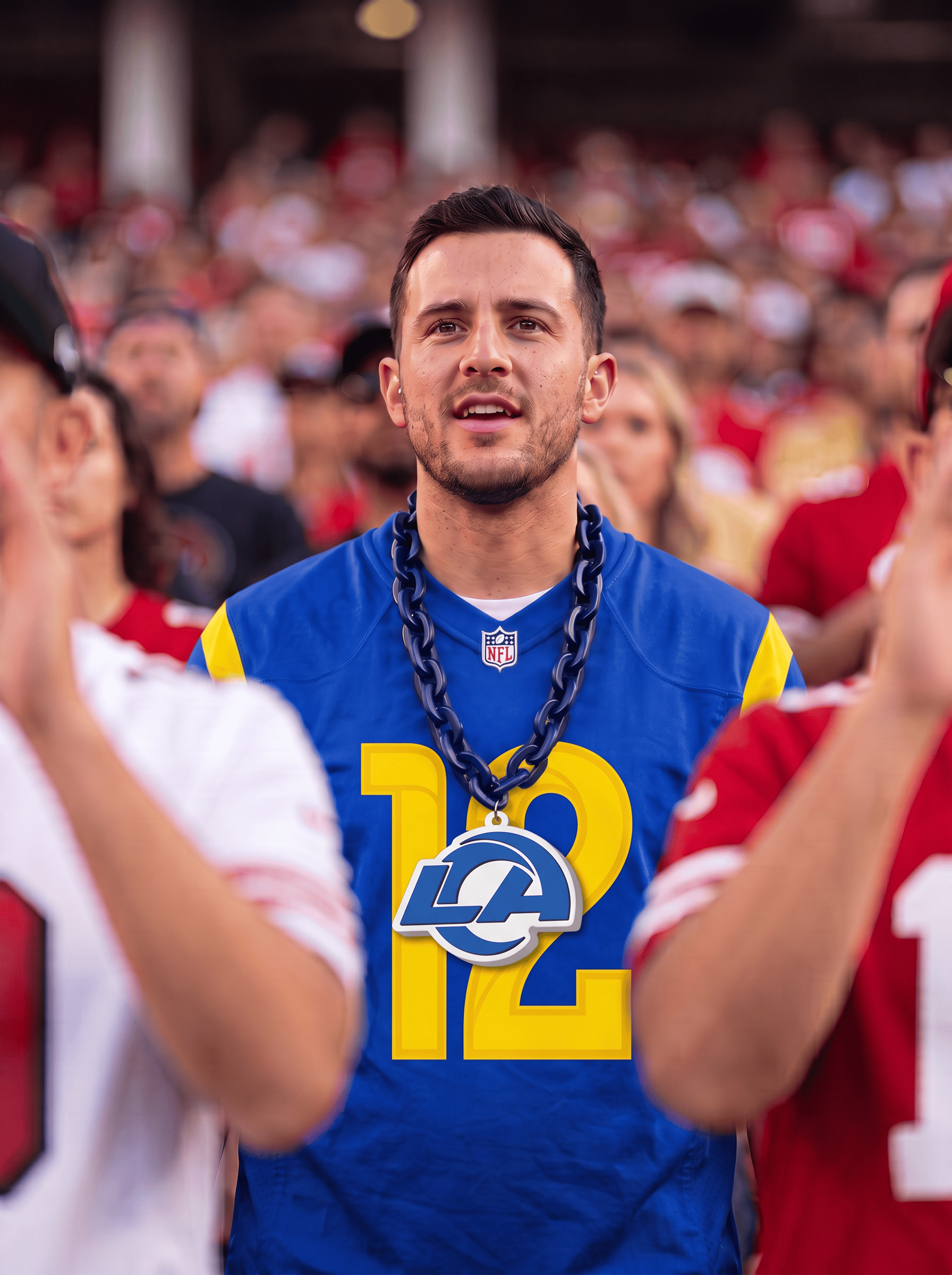 NFL Branded Accessories Los Angeles Rams NFL Team Novelty Neck Chain