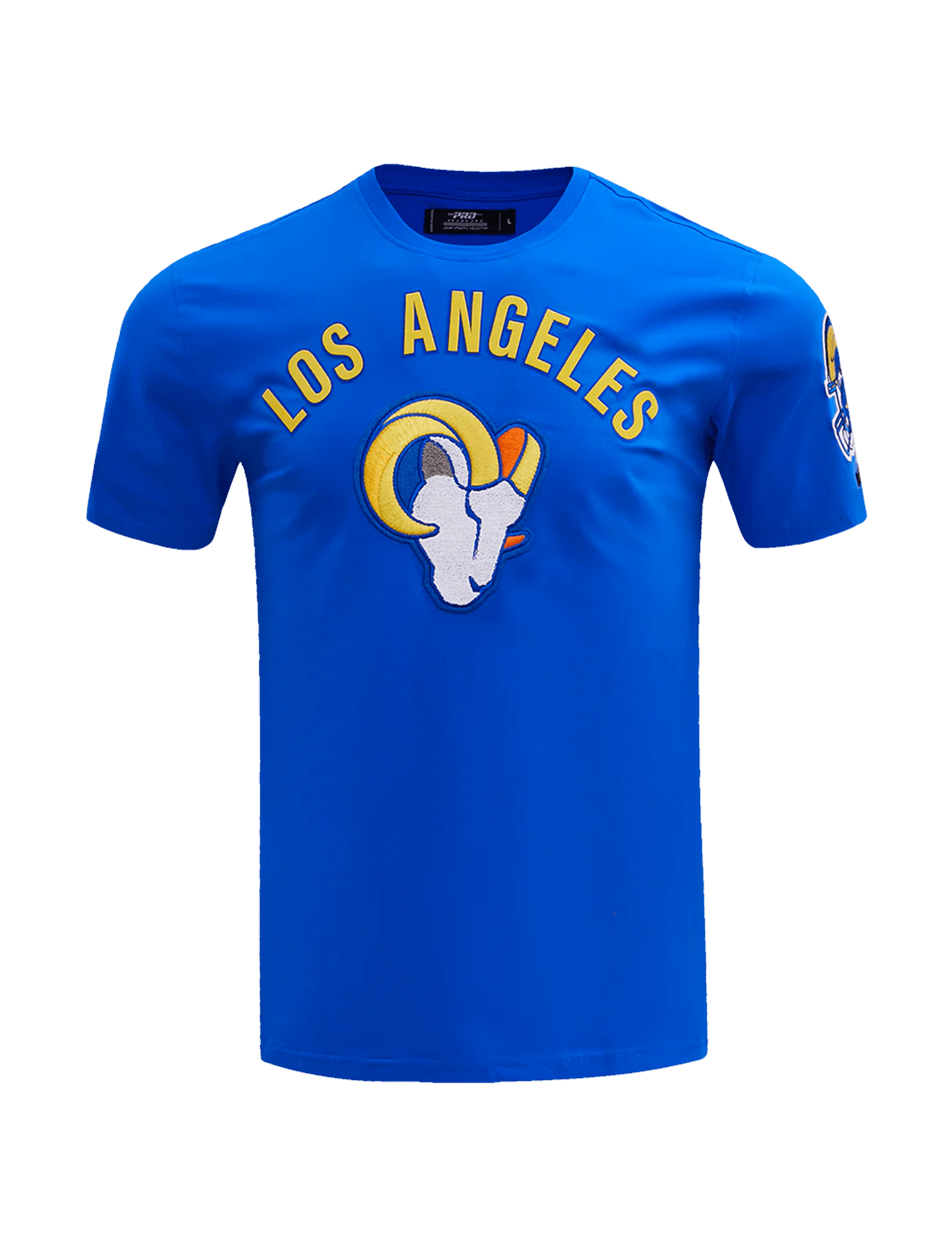 Pro Standard T-Shirts Los Angeles Rams Pro Standard NFL Classic Bristle Flex T-Shirt - Blue