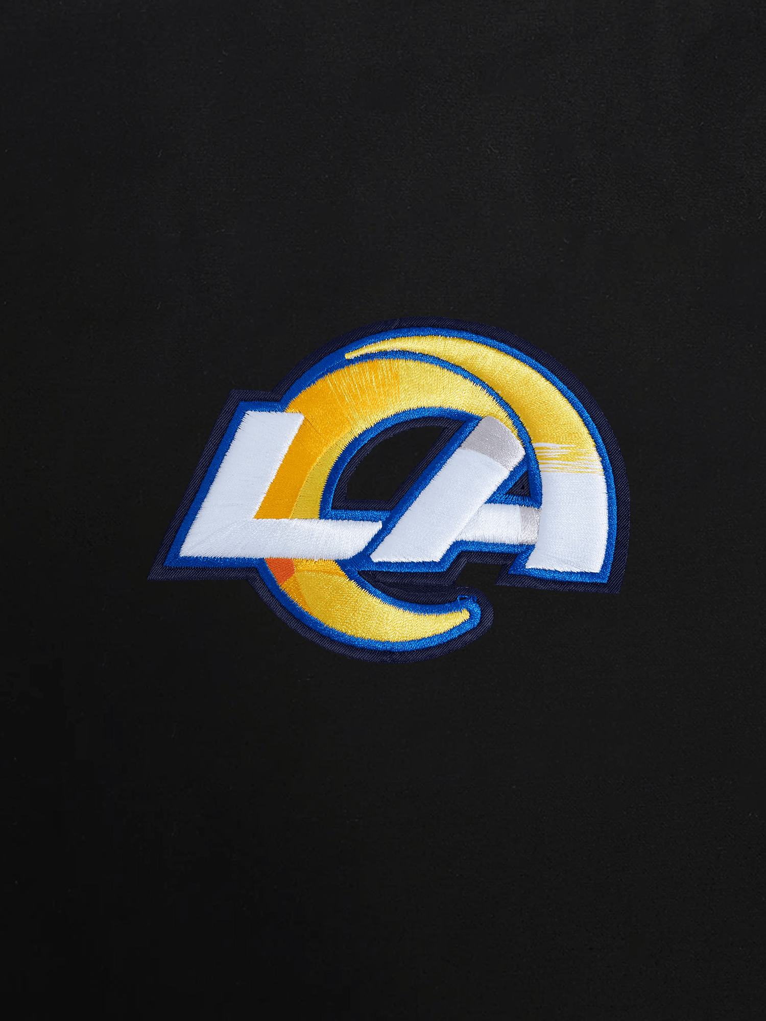 Pro Standard T-Shirts Los Angeles Rams Pro Standard NFL Icon Drop Shoulder T-Shirt - Black