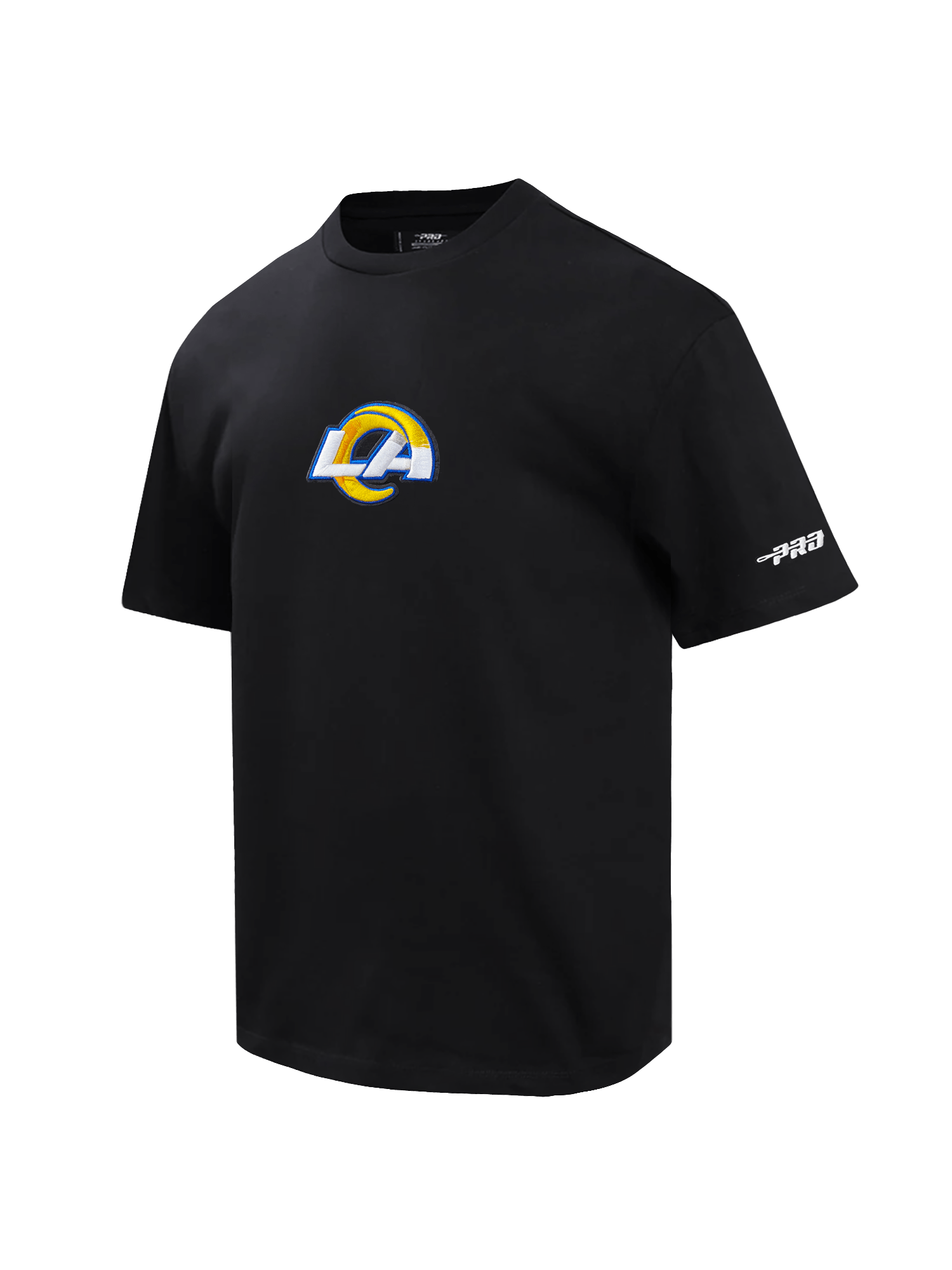 Pro Standard T-Shirts Los Angeles Rams Pro Standard NFL Icon Drop Shoulder T-Shirt - Black