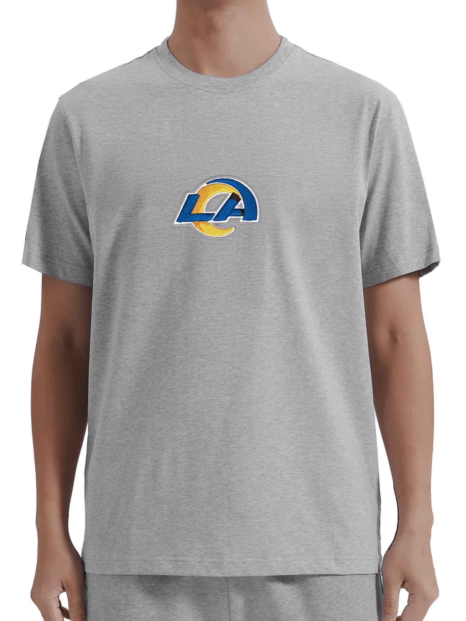 Pro Standard T-Shirts Los Angeles Rams Pro Standard NFL Team Icon Flex T-Shirt - Heather Grey