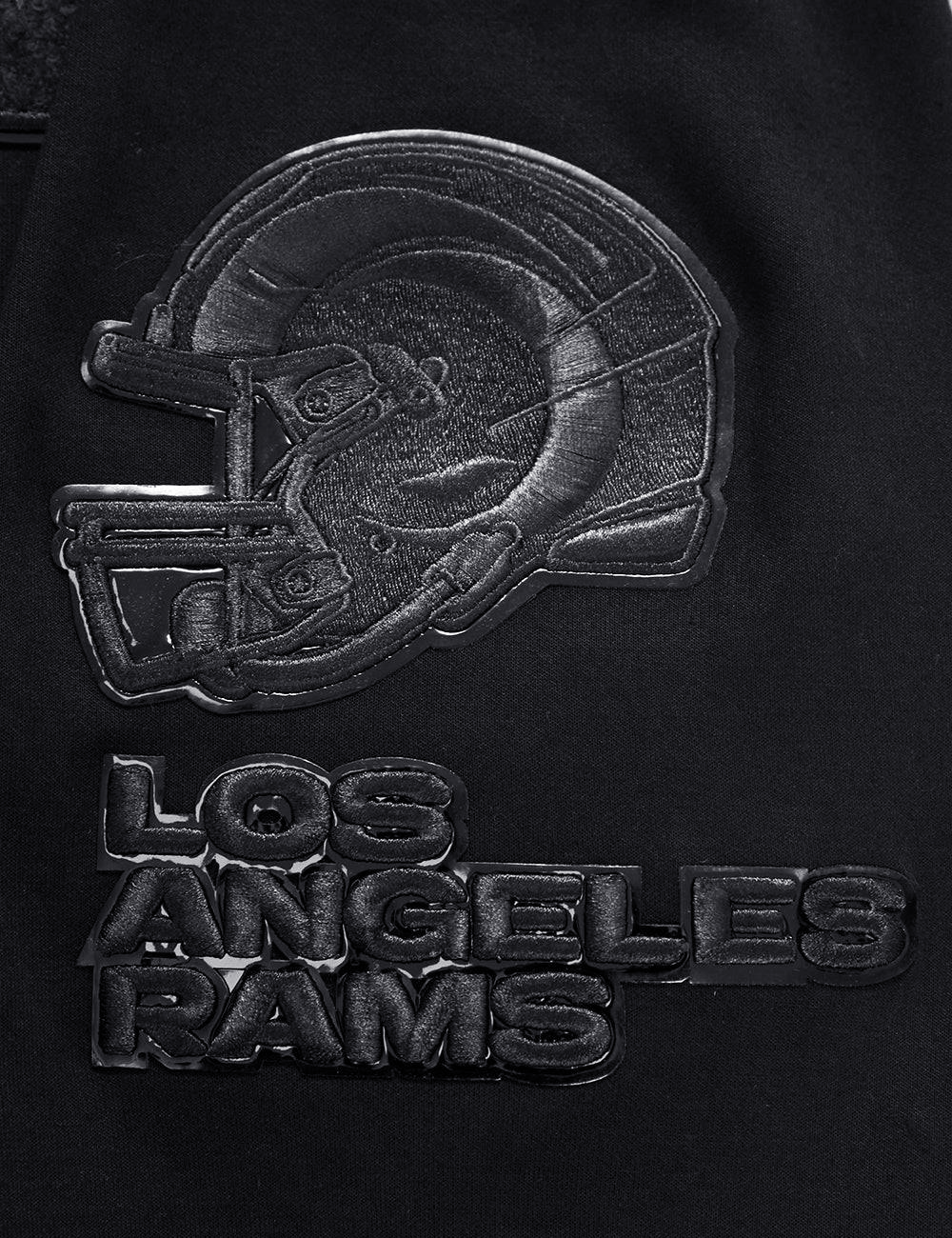 Pro Standard Jumpers Los Angeles Rams Pro Standard NFL Triple Black Pullover Hoodie - Black