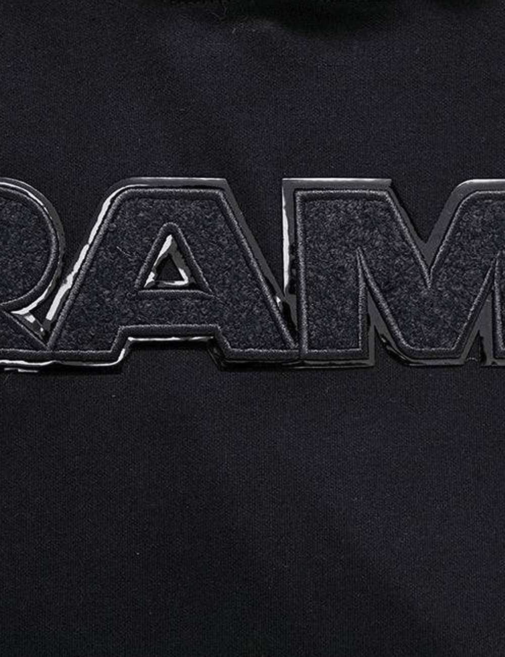 Pro Standard Jumpers Los Angeles Rams Pro Standard NFL Triple Black Pullover Hoodie - Black