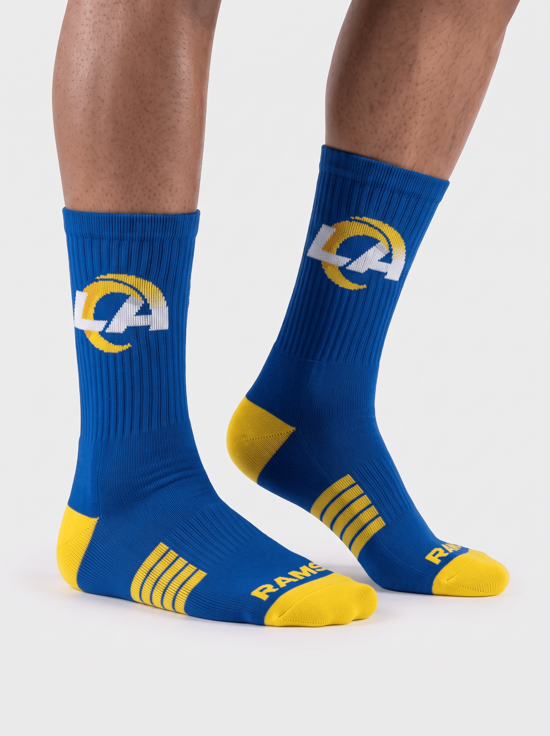 Strideline Socks Large (9-12 US) Los Angeles Rams Strideline NFL Team Premier Flex-Stretch Crew Socks
