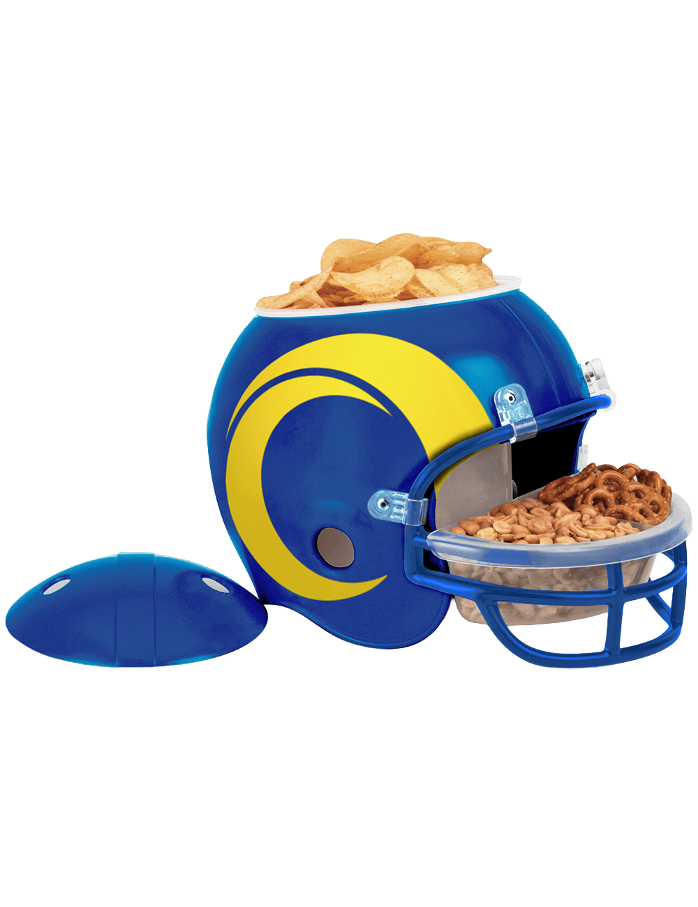 Wincraft Accessories Los Angeles Rams Wincraft NFL Full Size Multi Compartment Snack Helmet