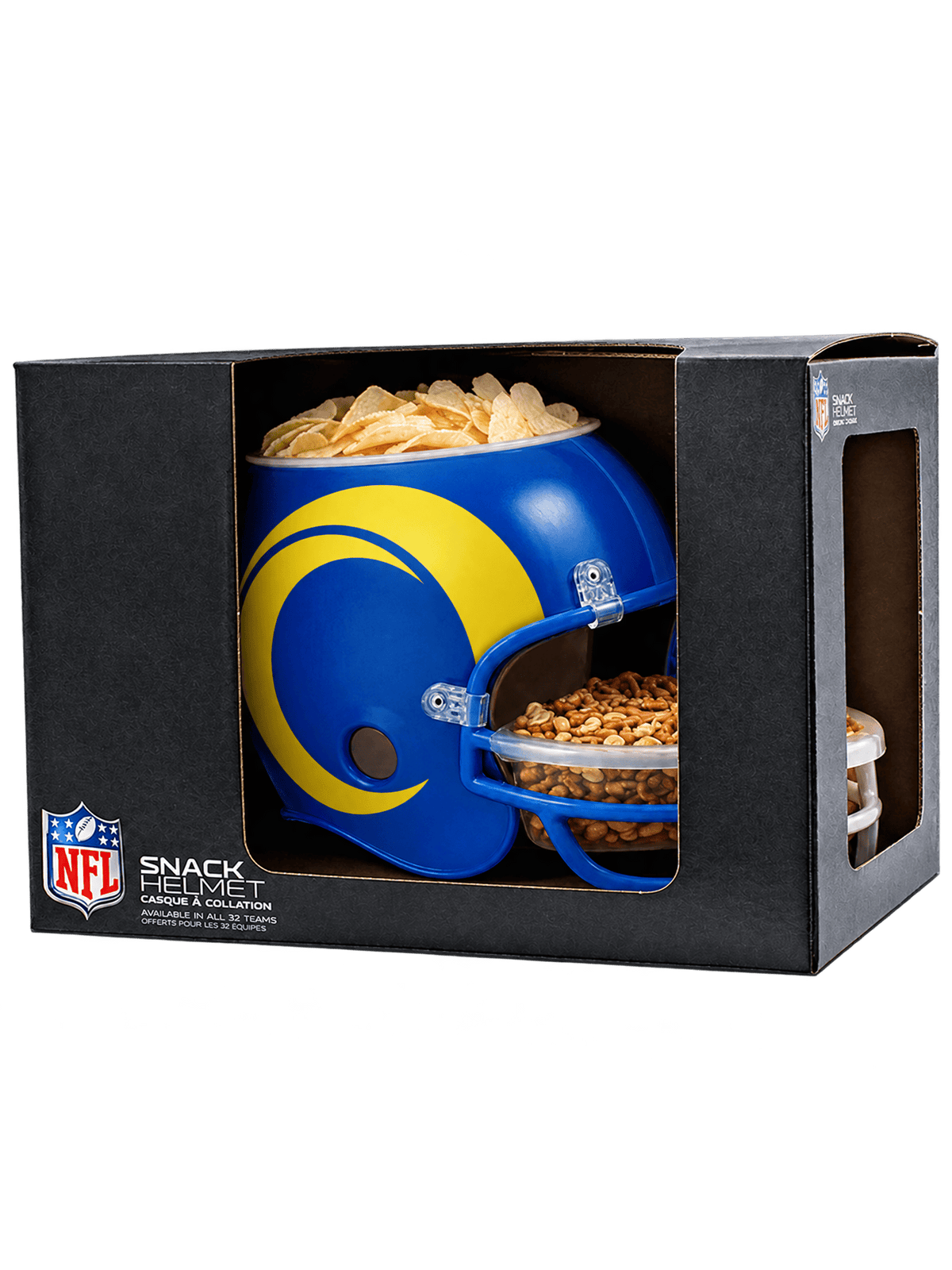 Wincraft Accessories Los Angeles Rams Wincraft NFL Full Size Multi Compartment Snack Helmet