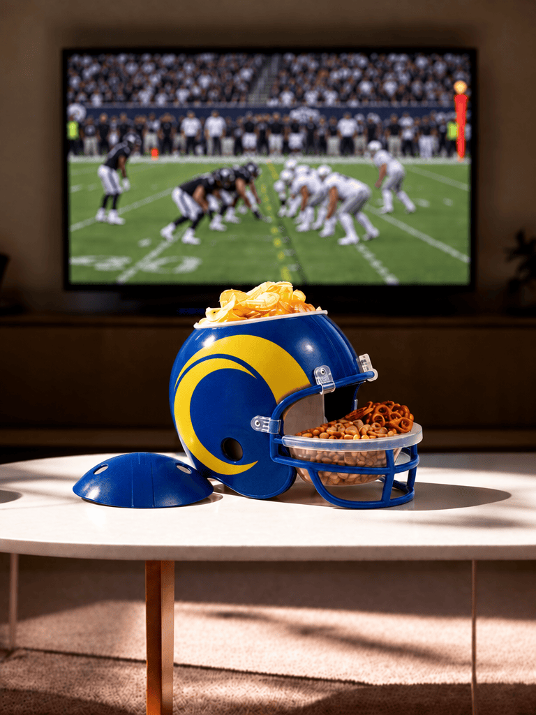 Wincraft Accessories Los Angeles Rams Wincraft NFL Full Size Multi Compartment Snack Helmet