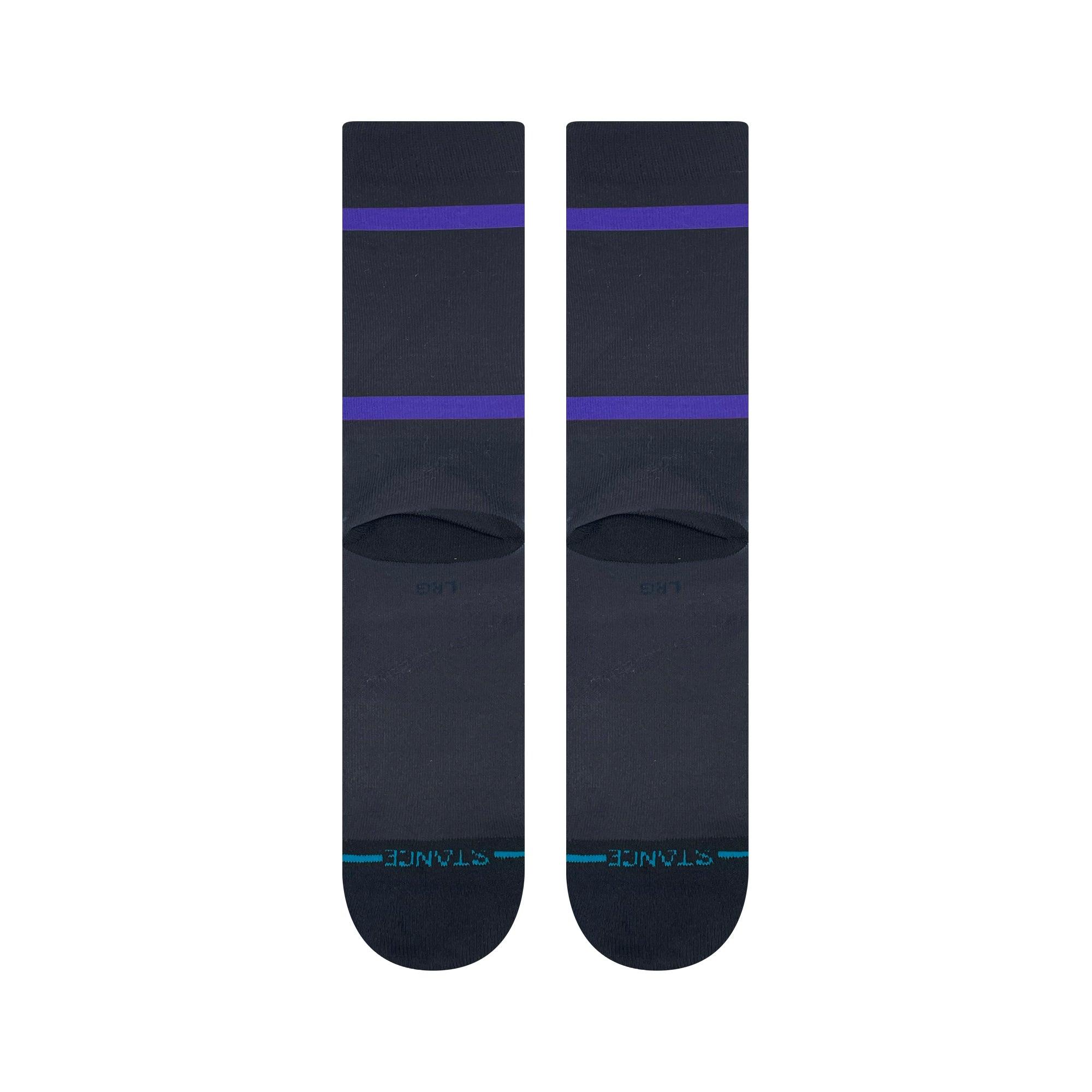 Stance Socks Large (9-12 US) Los Angles Lakers Stance NBA 24 City Edition Crew Socks