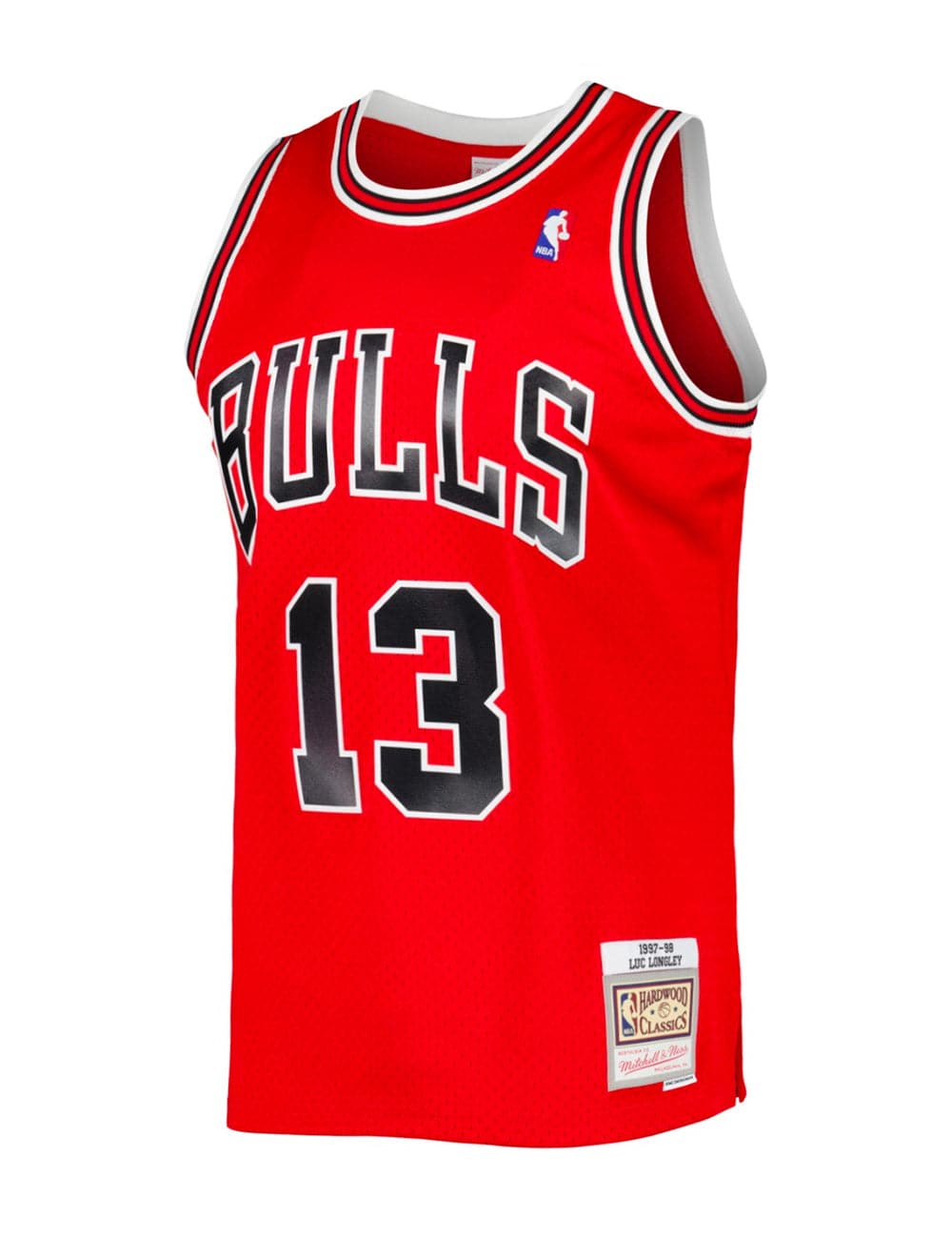 Mitchell And Ness Jerseys Luc Longley Chicago Bulls Mitchell & Ness NBA 97-98 Swingman Jersey - Red