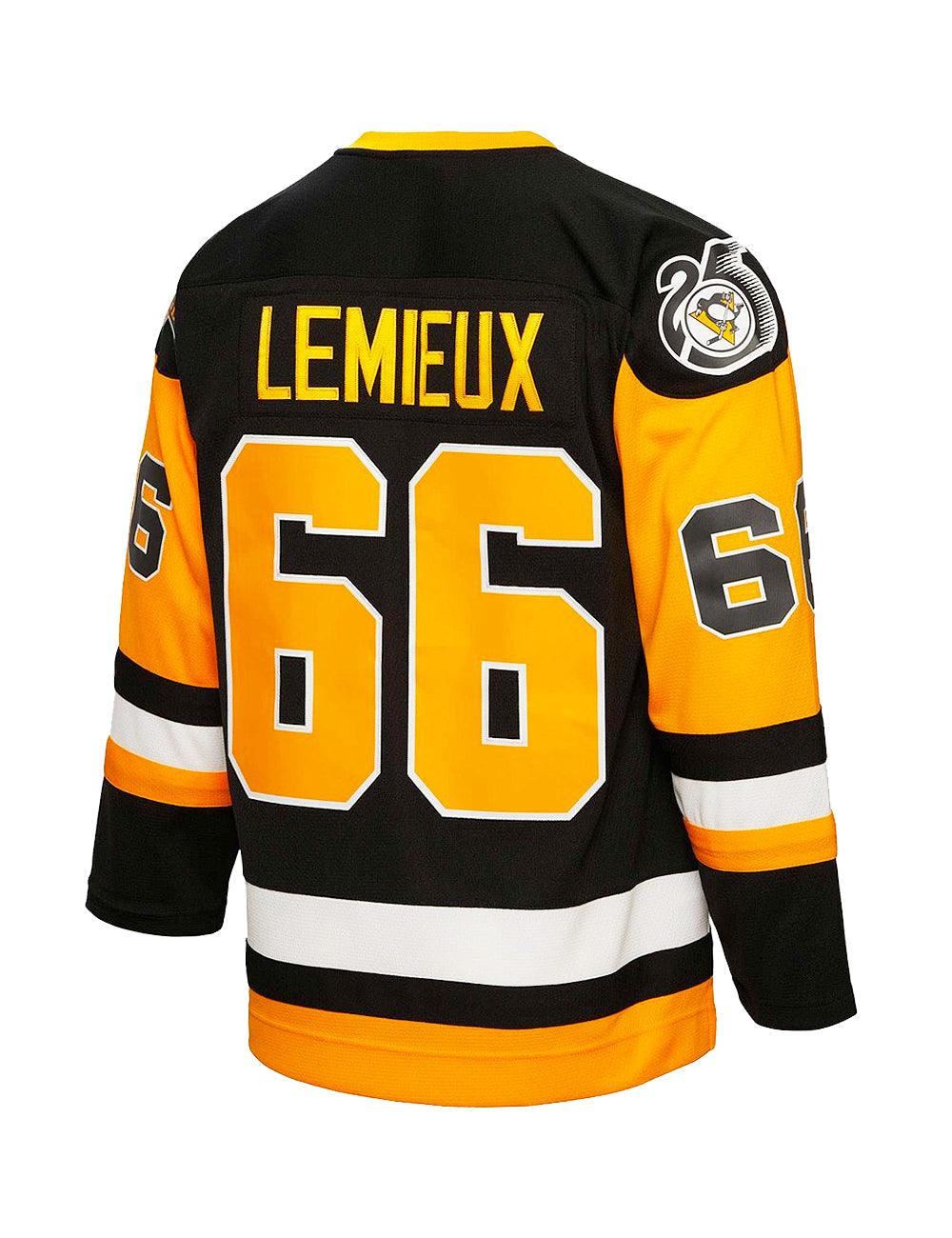 Mitchell And Ness Jerseys Mario Lemieux Pittsburgh Penguins Mitchell & Ness NHL 91-92 Blue Line Jersey