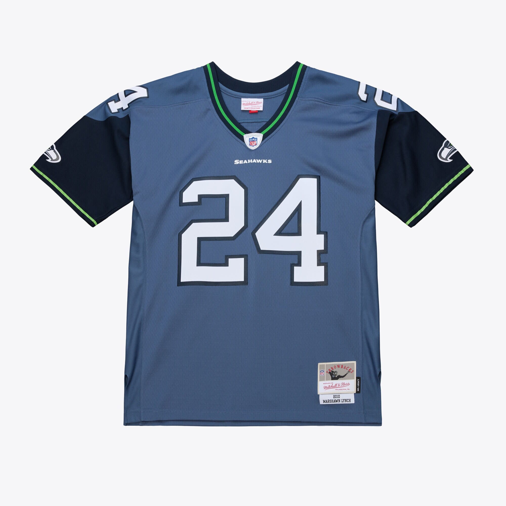 Mitchell And Ness Jerseys Marshawn Lynch Seattle Seahawks Mitchell & Ness NFL 2010 Legacy Jersey - Blue
