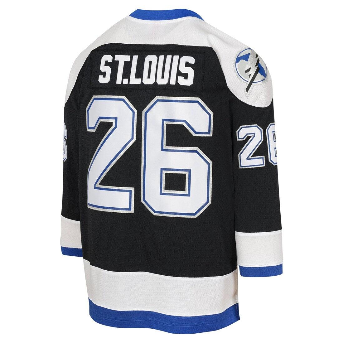 Mitchell And Ness Jerseys Martin St Louis Tampa Bay Lightning Mitchell & Ness NHL 03-04 Blue Line Jersey - Black