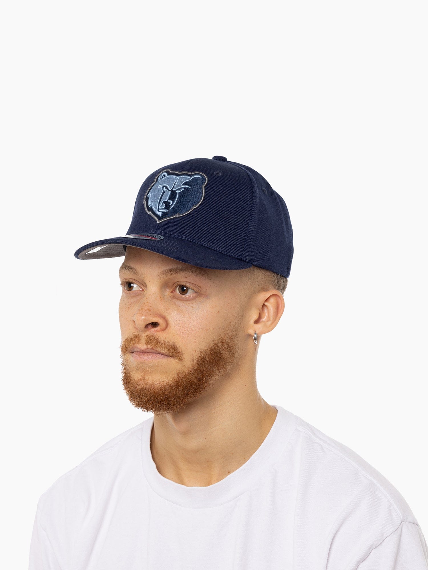 Mitchell And Ness Caps Memphis Grizzlies Mitchell & Ness NBA Team 2.0 Pro Crown Snapback Hat - Navy